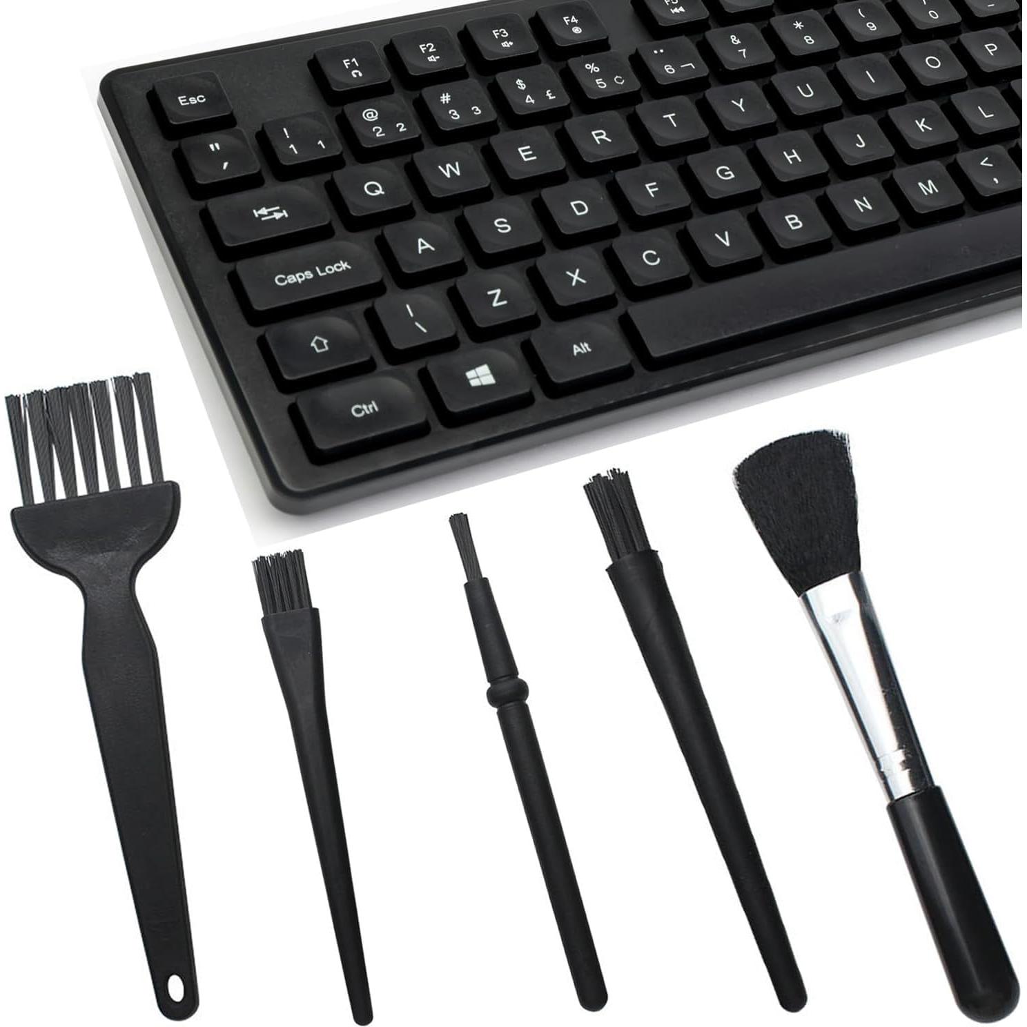 Kit de Cepillos Antiestáticos Booge para Limpieza Electrónica - Set de 5