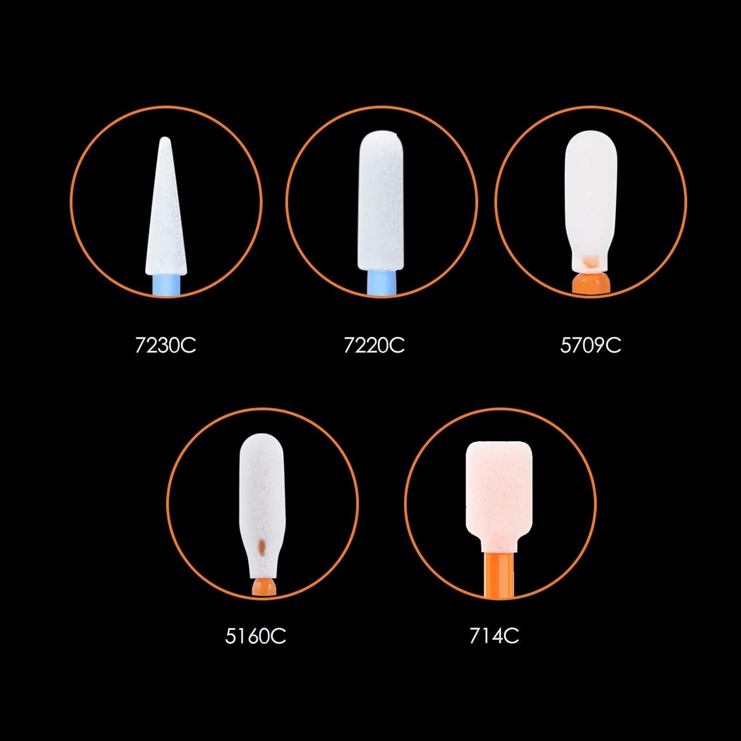 Kit de Hisopos de Espuma AAwipes FC501 - 100 Unidades
