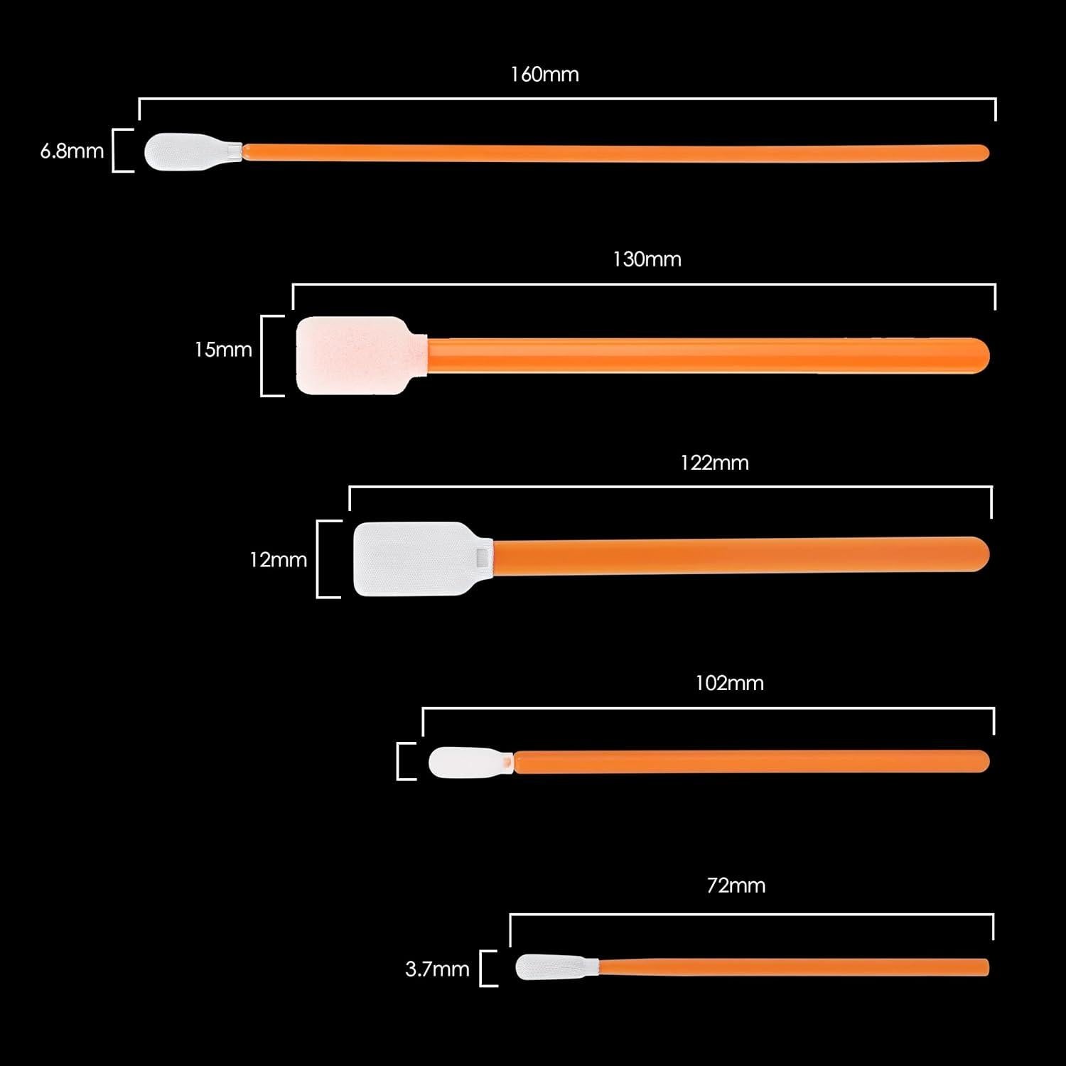 Kit de Hisopos de Limpieza AAwipes - 100 Paquetes, 5 Tipos