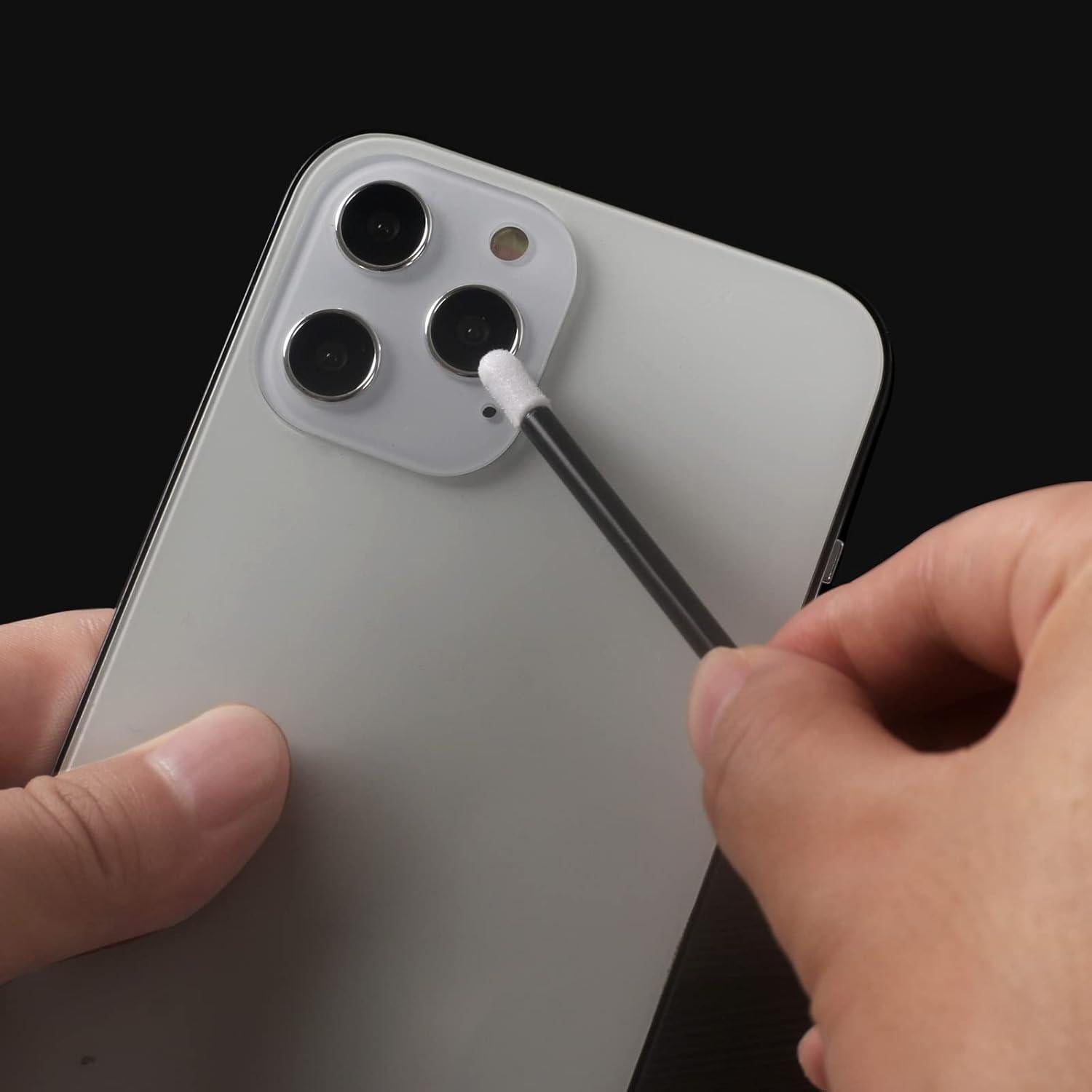 100 Bastones de Limpieza de Espuma Eyuepu 7.9cm para Electrónica