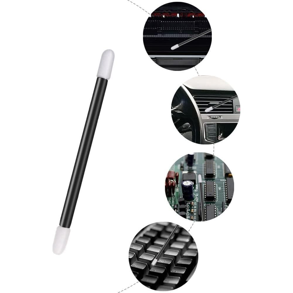 100 Bastones de Limpieza de Espuma Eyuepu 7.9cm para Electrónica