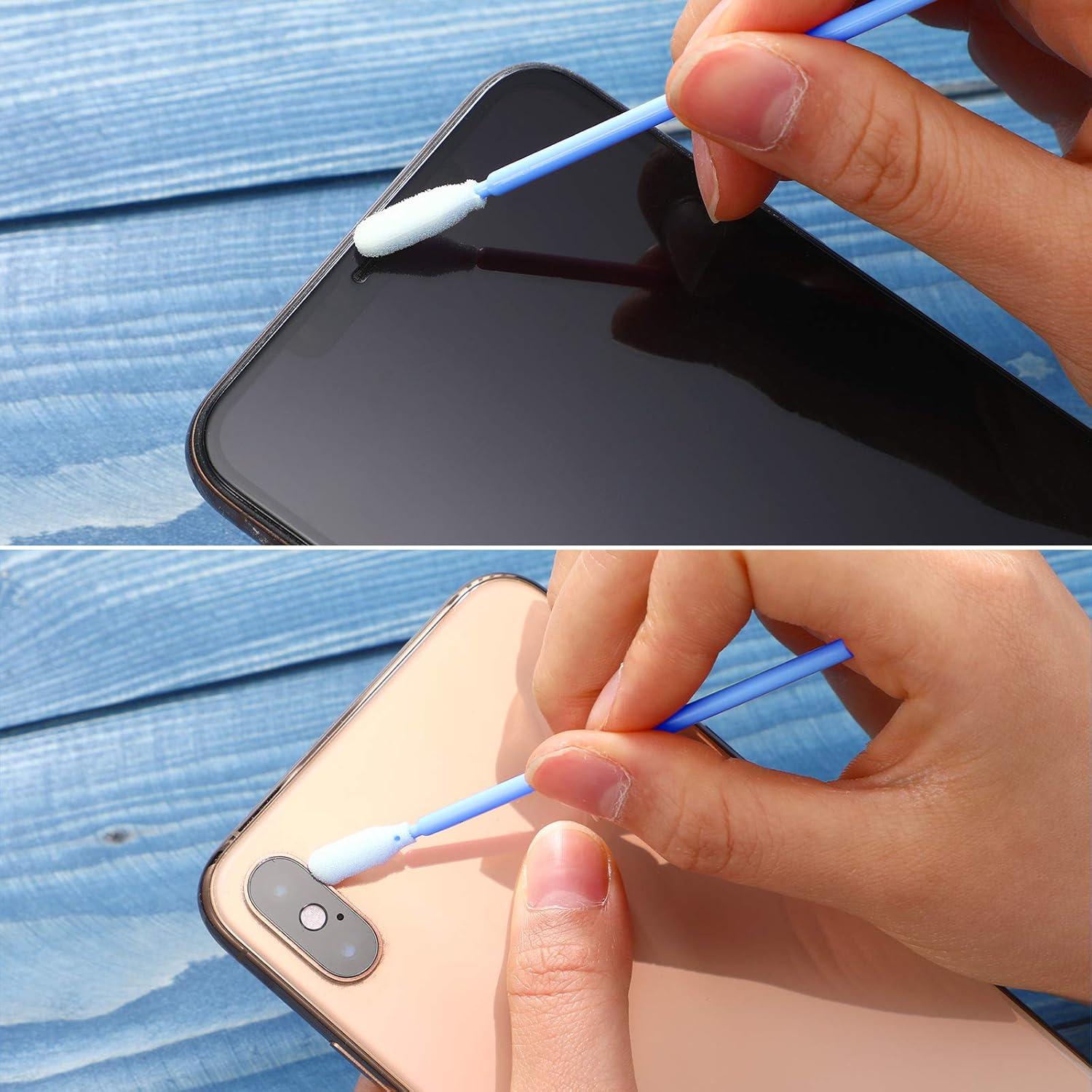 200 Bastones de Limpieza de Espuma Outus 93 mm para Electrónica