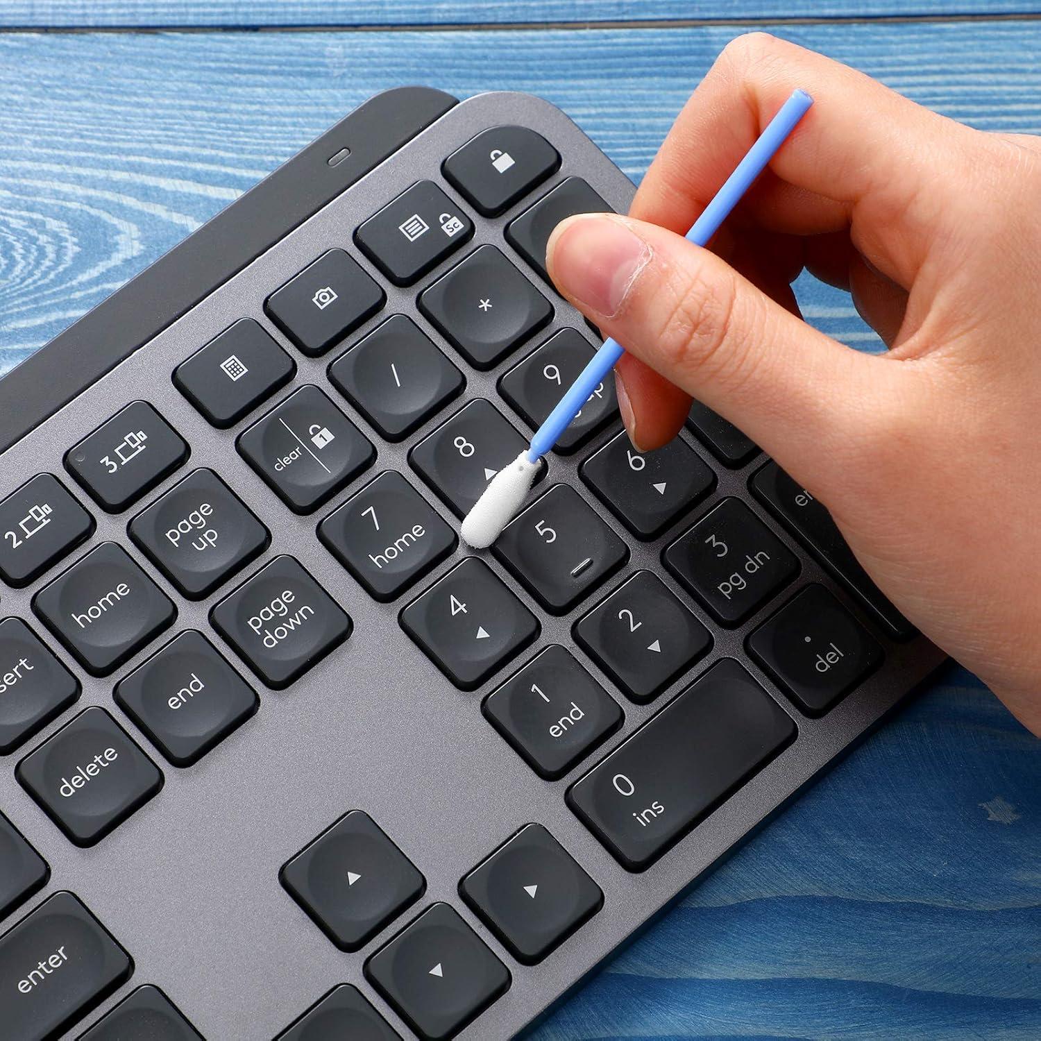 200 Bastones de Limpieza de Espuma Outus 93 mm para Electrónica