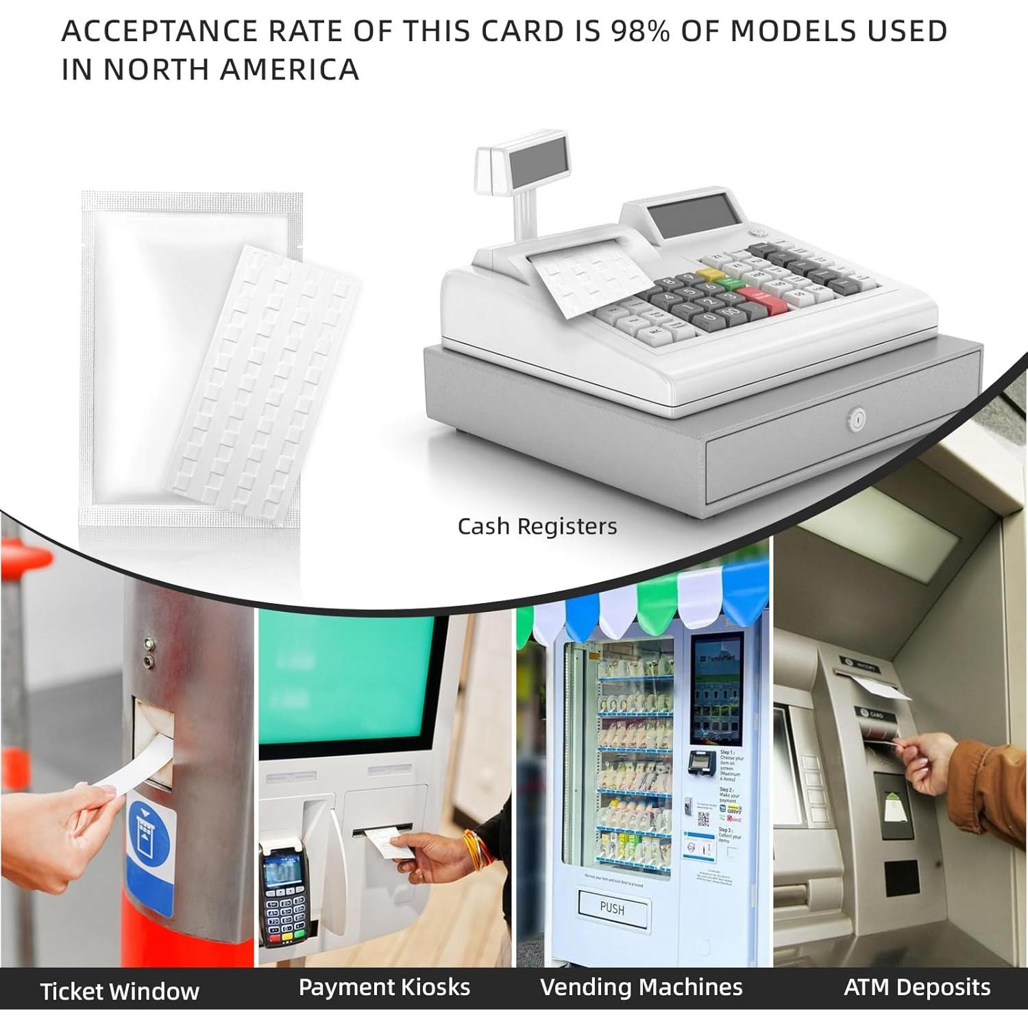Tarjetas de Limpieza para Aceptadores de Billetes ZHYIN - 20 Unidades