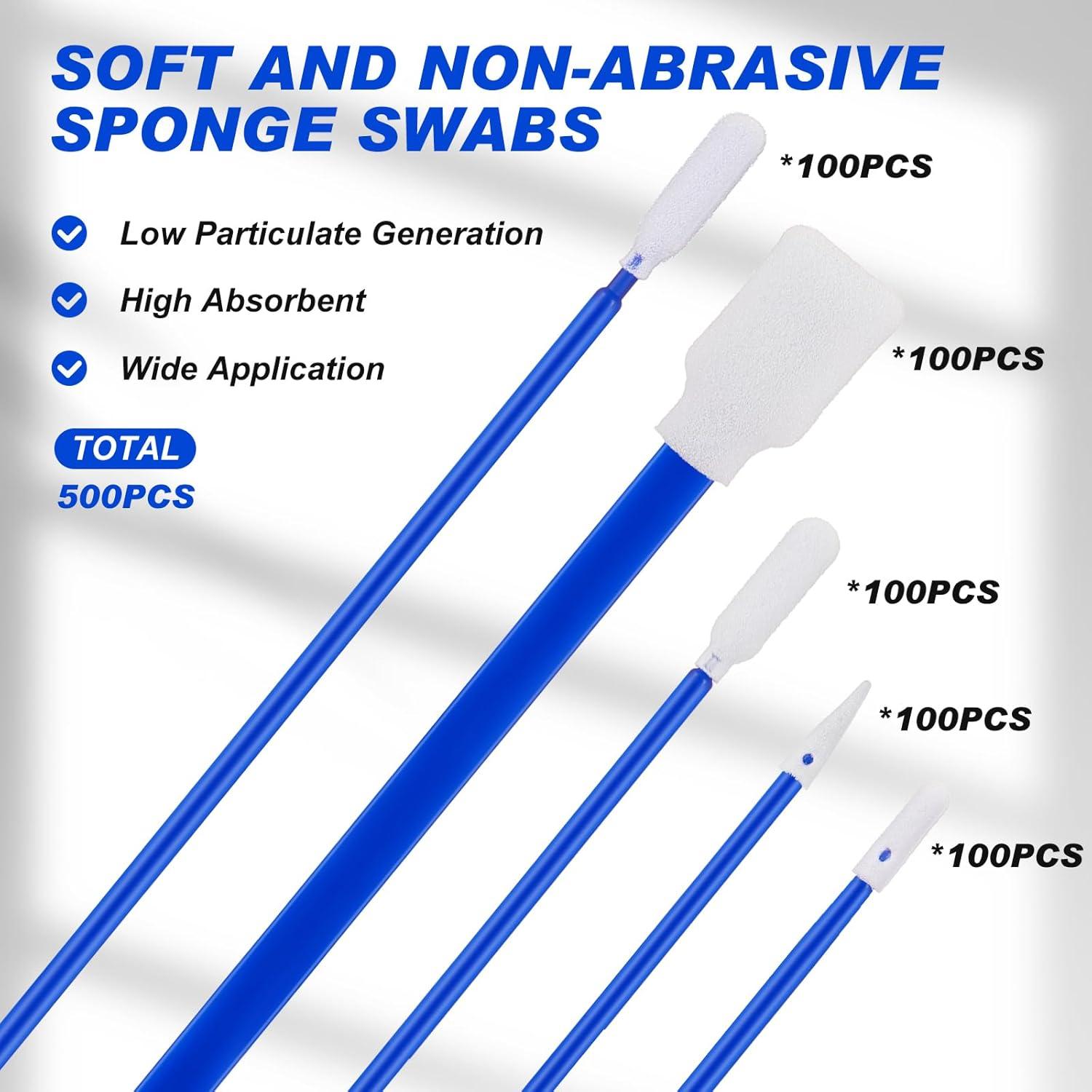 Kit de 500 Hisopos de Limpieza Espuma Dansib - Multiusos