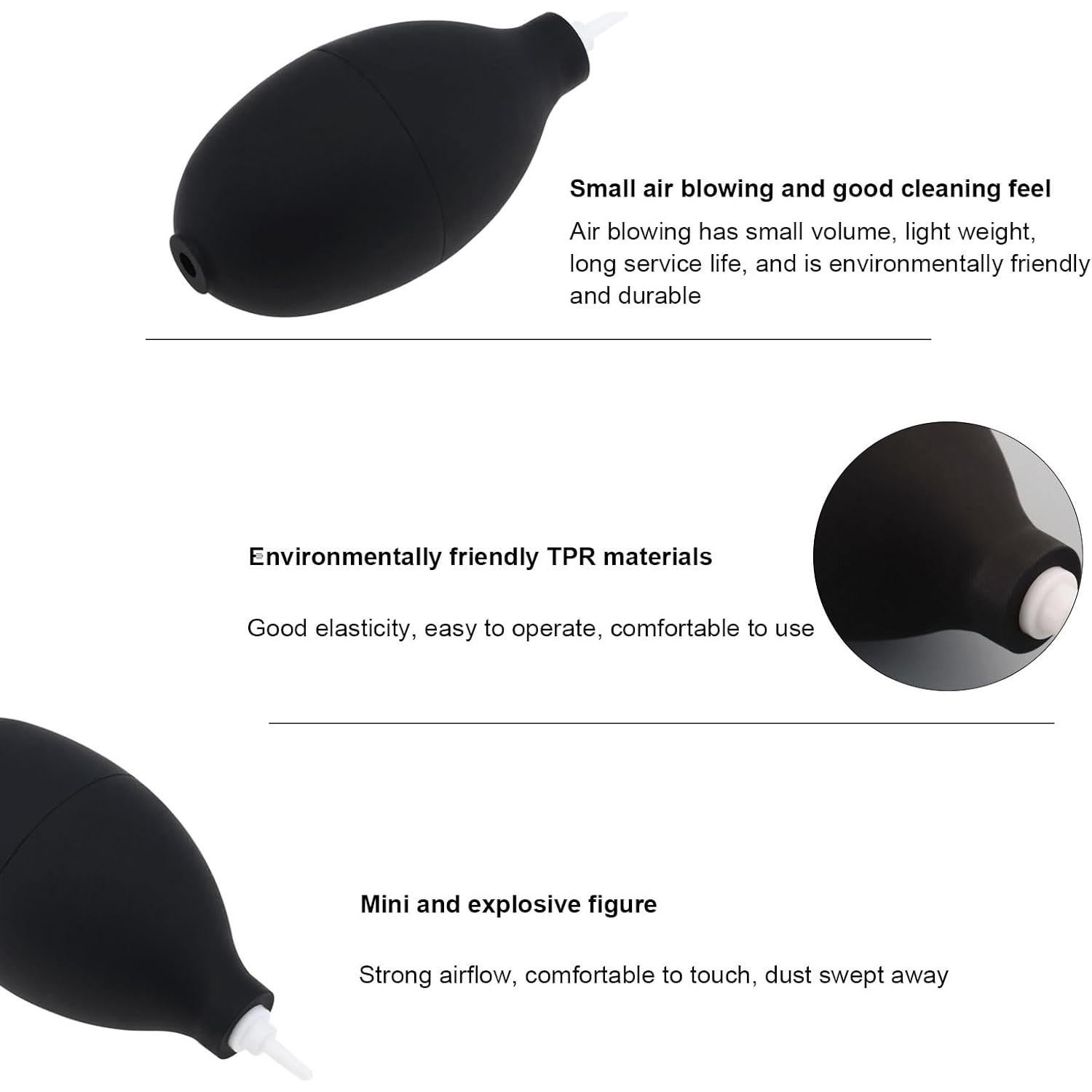 Limpiador Soplador de Aire ChgImposs con Boquilla de Metal
