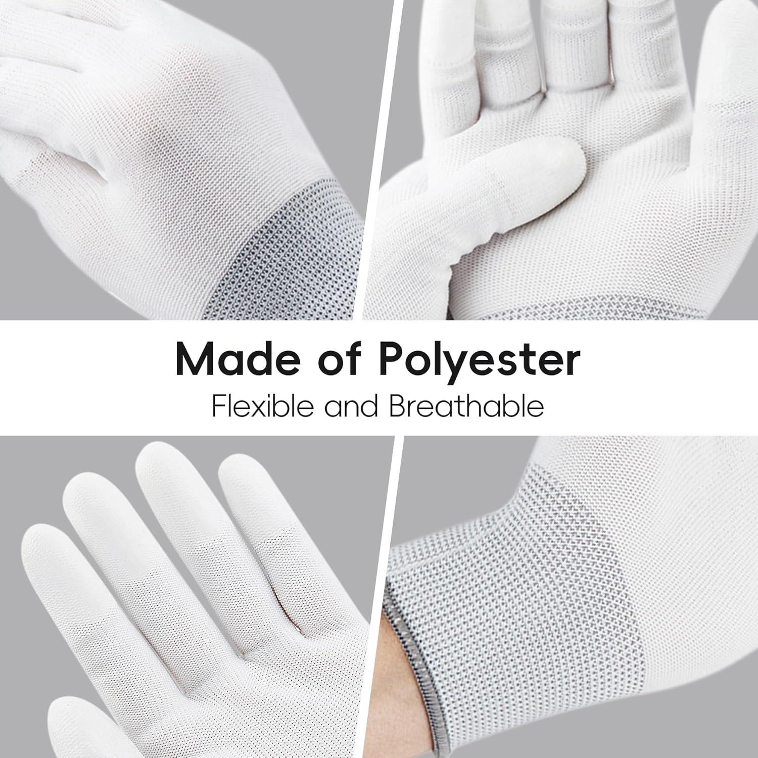 Guantes de limpieza antiestáticos JJC para cámaras - 2 pares