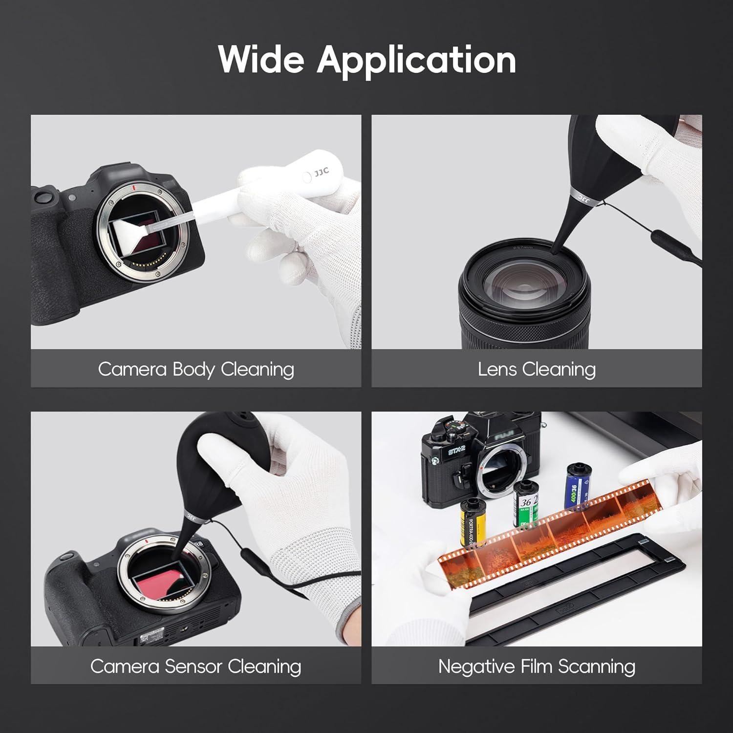 Guantes de limpieza antiestáticos JJC para cámaras - 2 pares