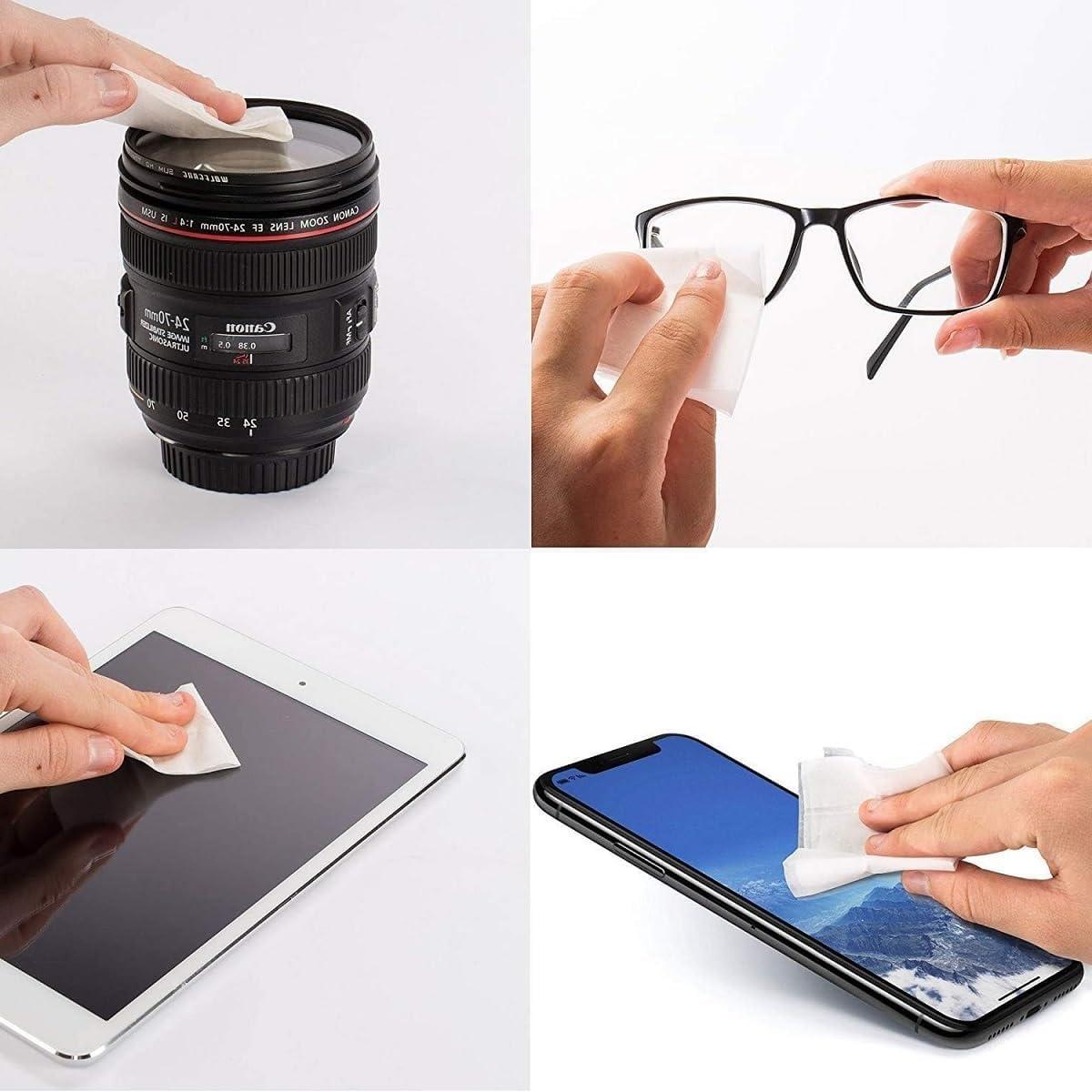 Papel de limpieza de lentes Comfort Axis 250 hojas 10.16x7.62 cm