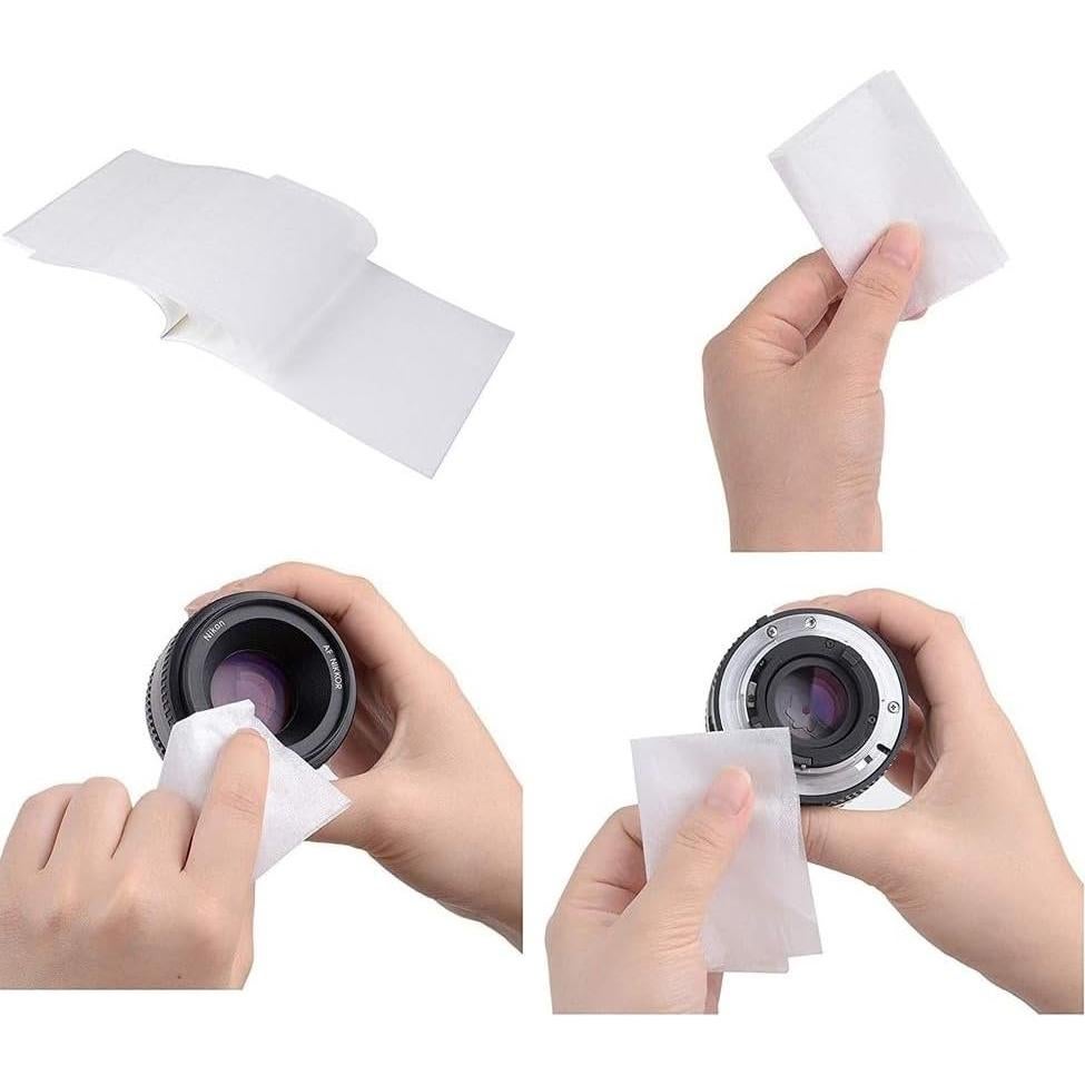 Papel de limpieza de lentes Comfort Axis 250 hojas 10.16x7.62 cm