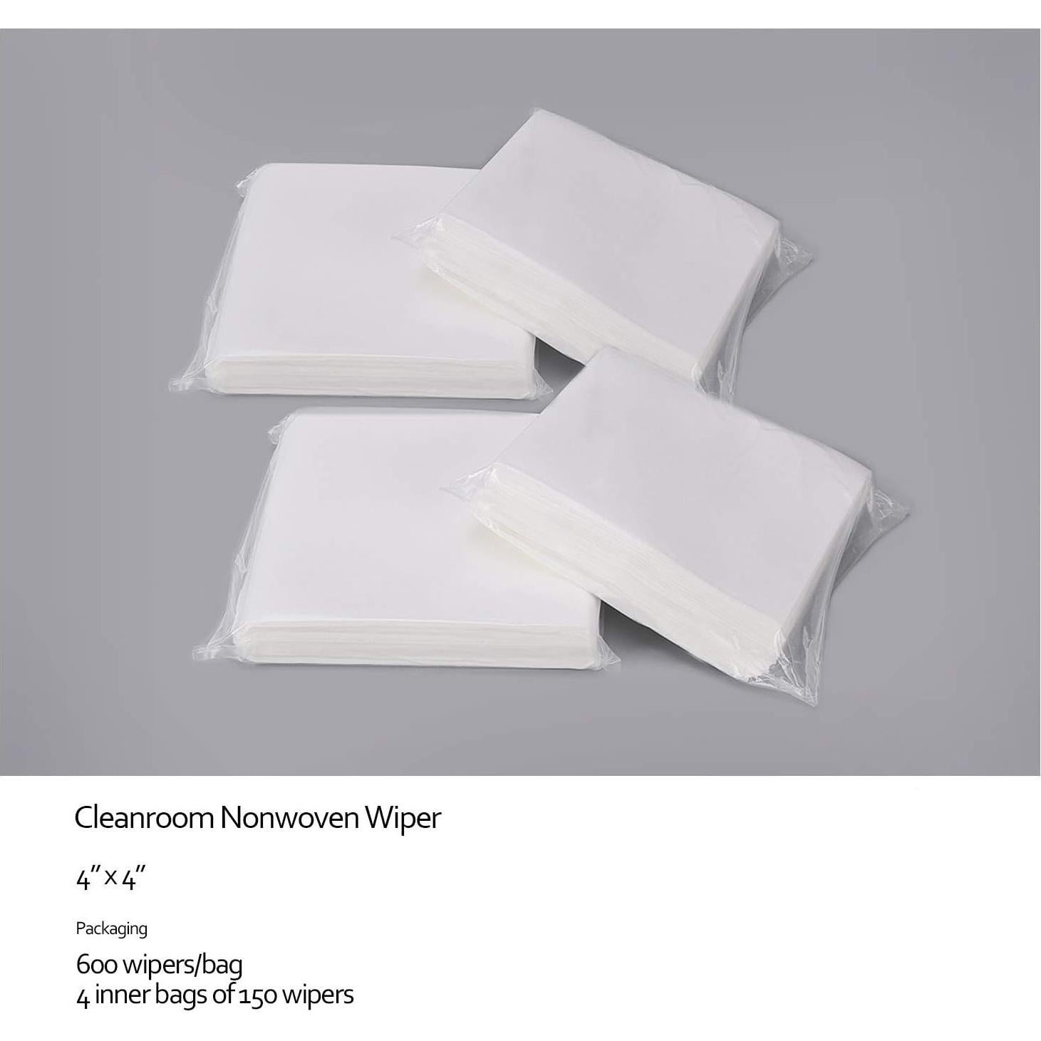 Toallitas AAWipes Cleanroom 4x4" 1200 Pcs Celulosa/Poliéster