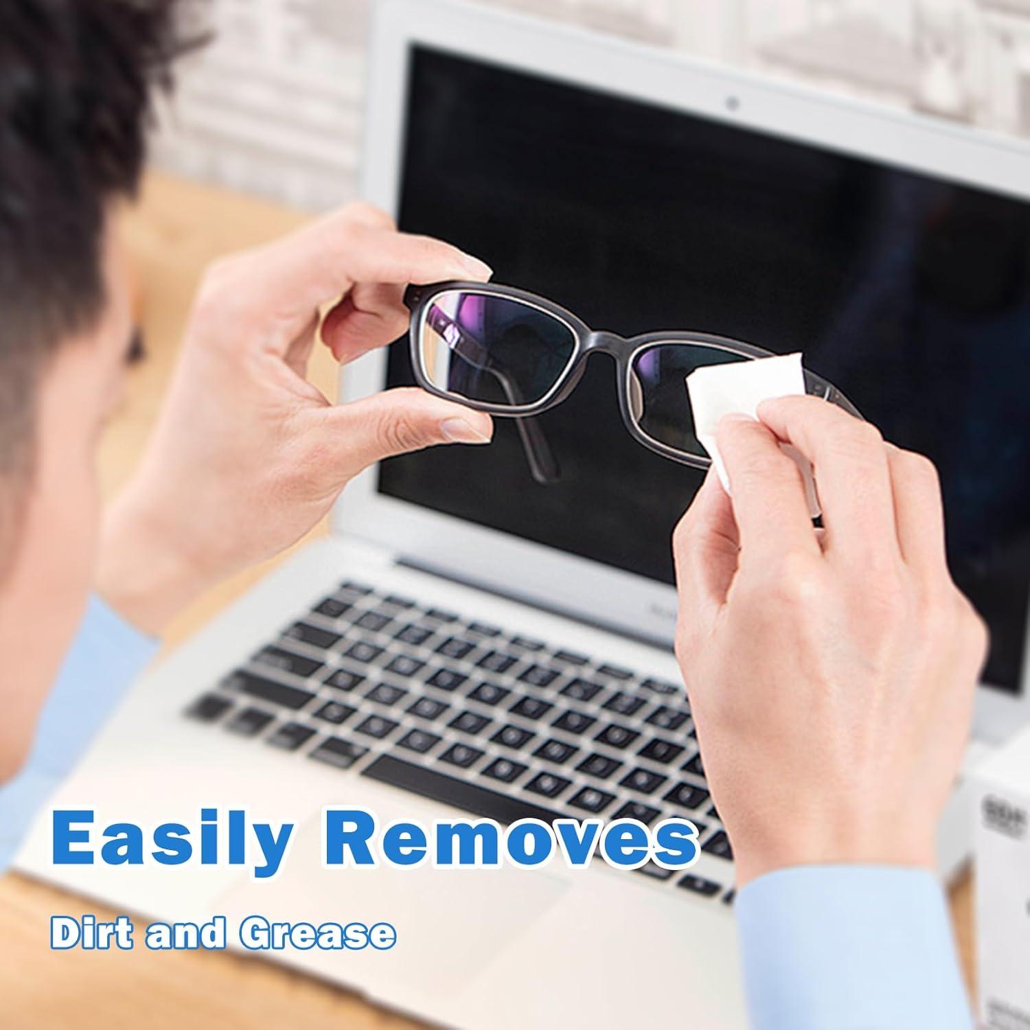 Toallitas Antivaho Qivine para Gafas - 110 Unidades Prehumedecidas