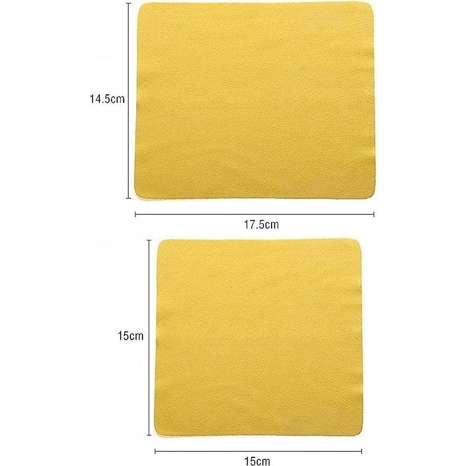 4 Paños de Limpieza de Microfibra Coloridos 17.5x14.5cm
