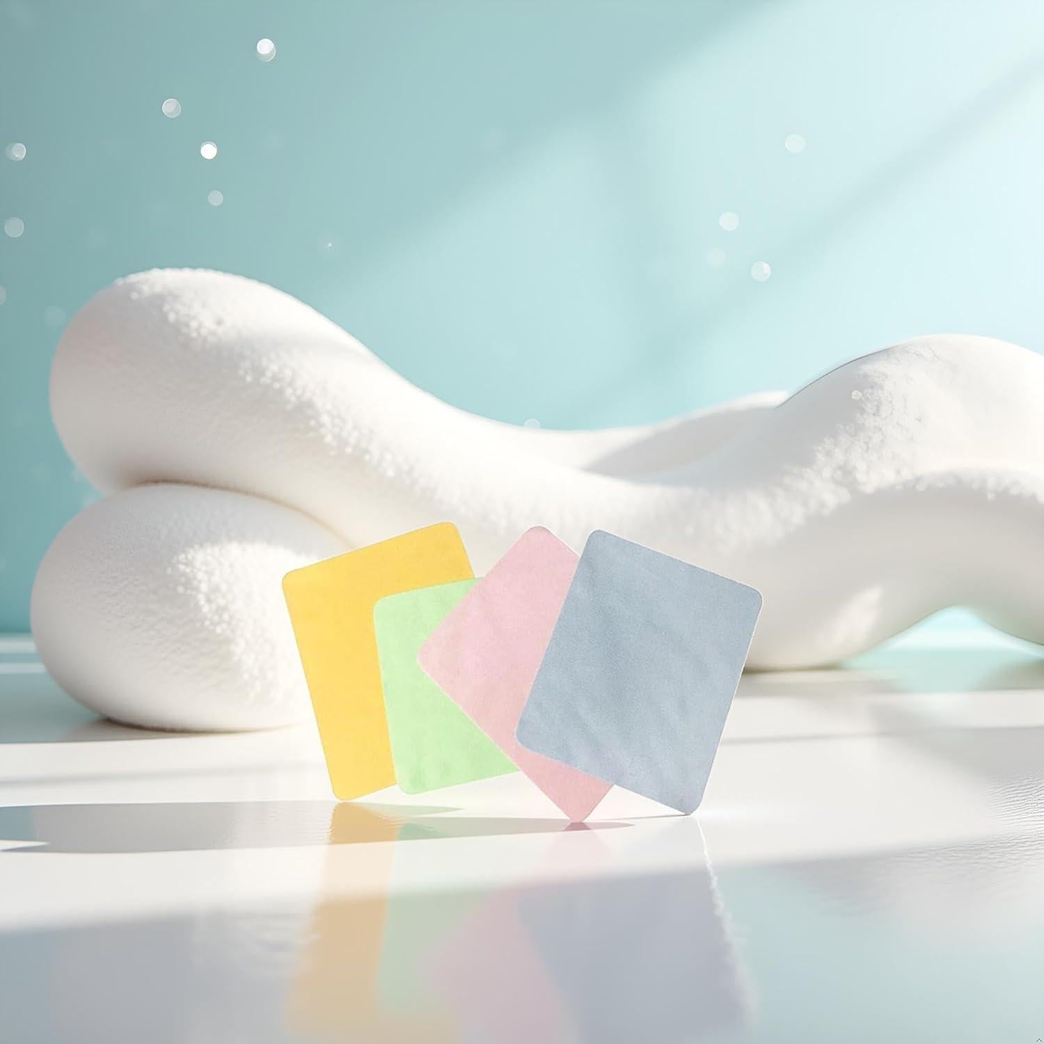 4 Paños de Limpieza de Microfibra Coloridos 17.5x14.5cm