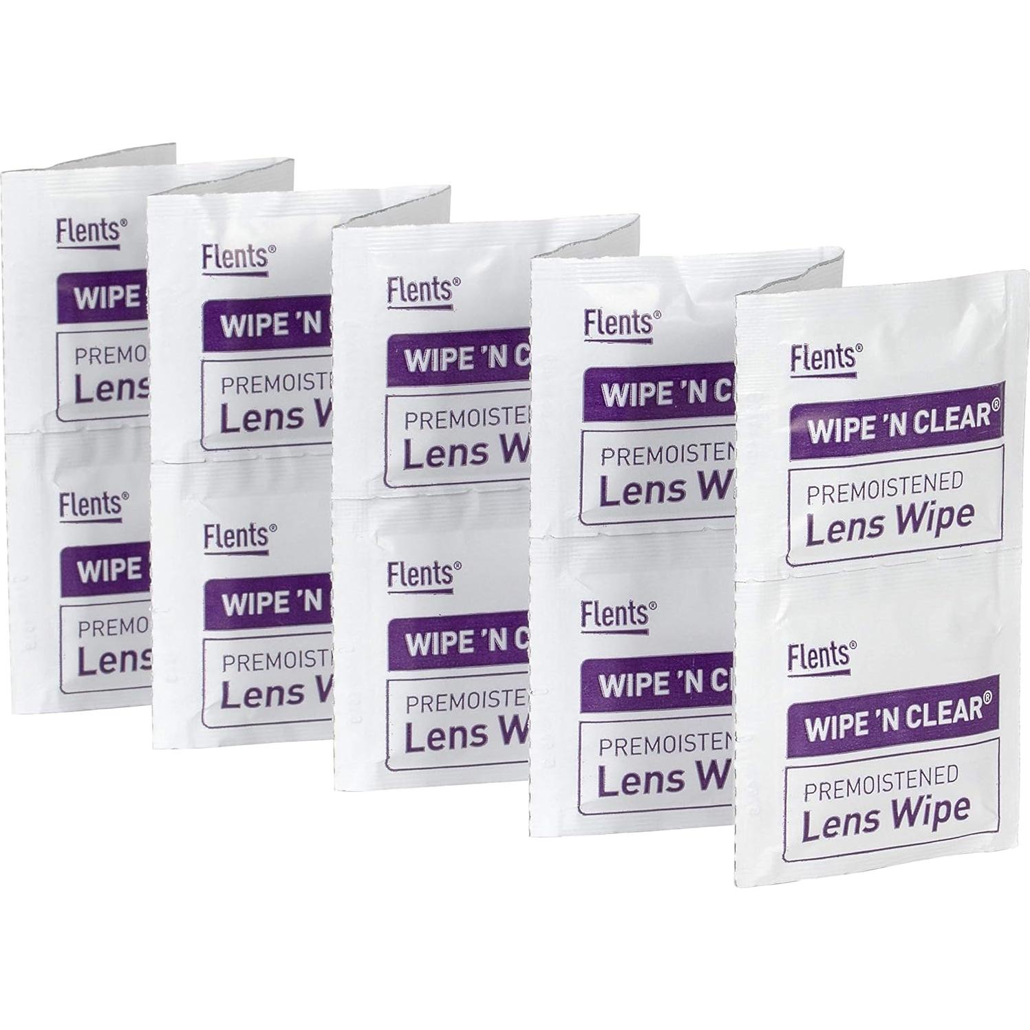 Toallitas de Lente Flents Wipe 'n Clear 20 Unidades