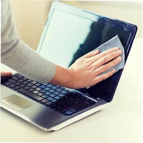 5 Paños de Limpieza de Gafas Pluzmecalm Microfibra Gris