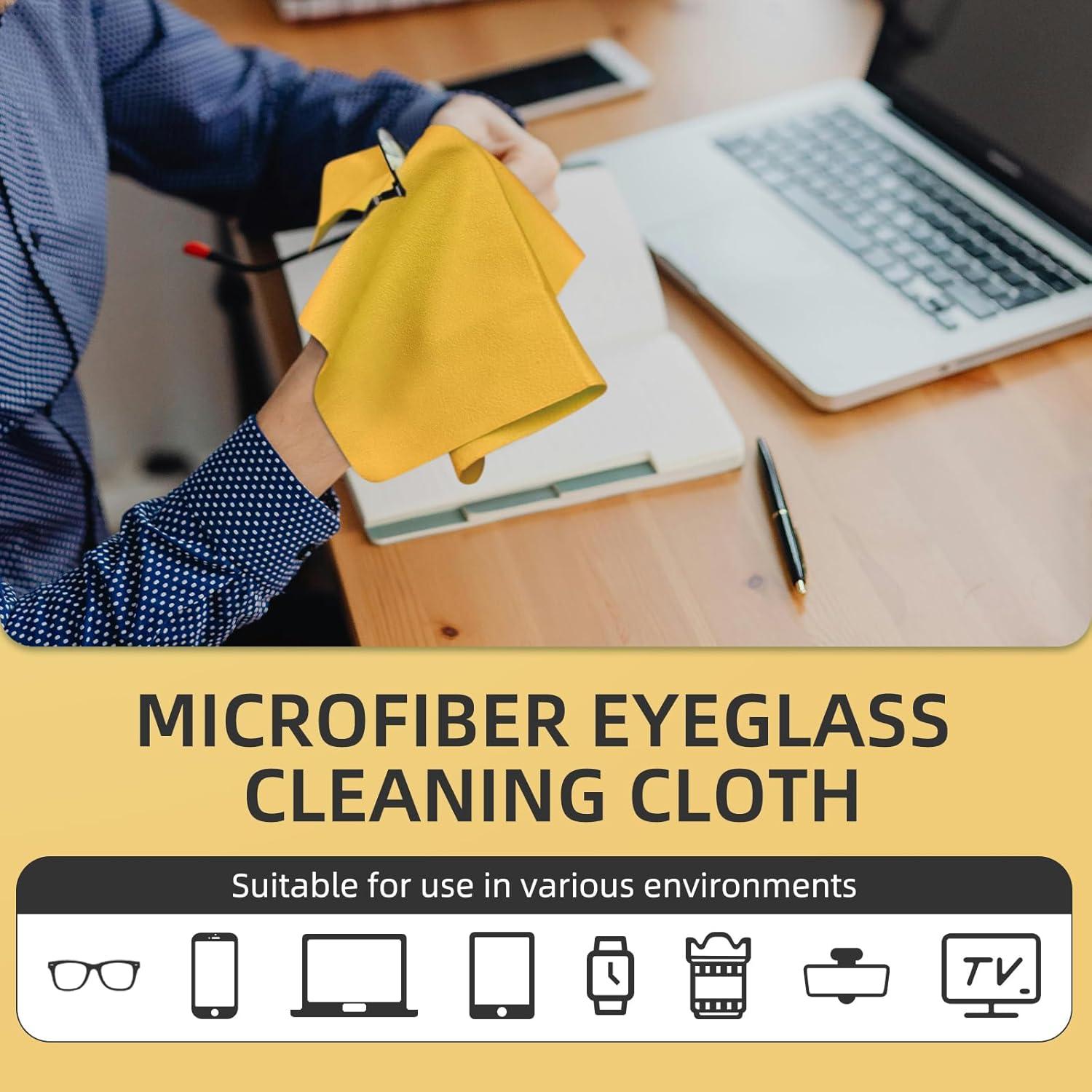 Paño de limpieza de ante UpaClaire 40x40 cm amarillo XL