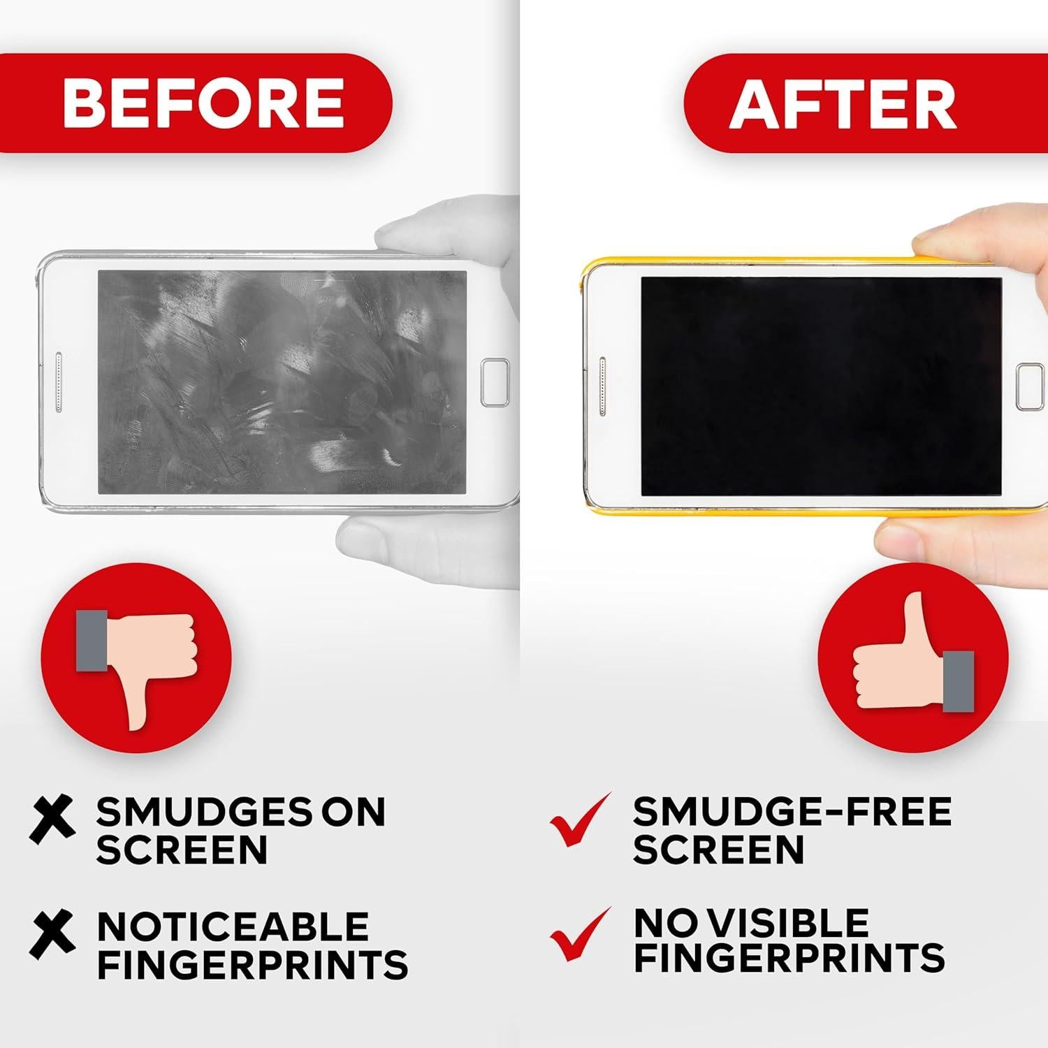 Paño de Limpieza de Microfibra XFasten - Paquete de 2, 15x17 cm