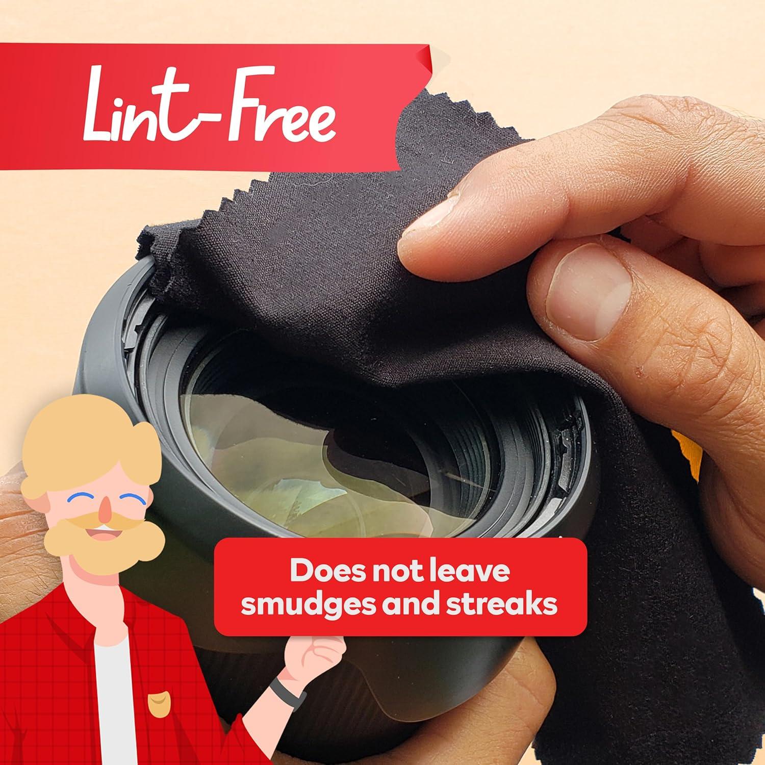 Paño de Limpieza de Microfibra XFasten - Paquete de 2, 15x17 cm