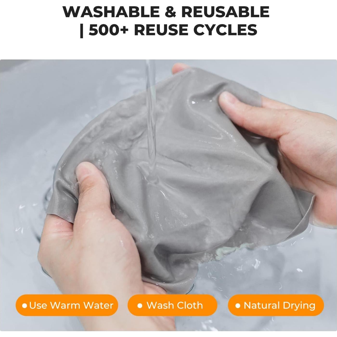 Paquete de 6 Paños de Microfibra K&F Concept para Limpieza