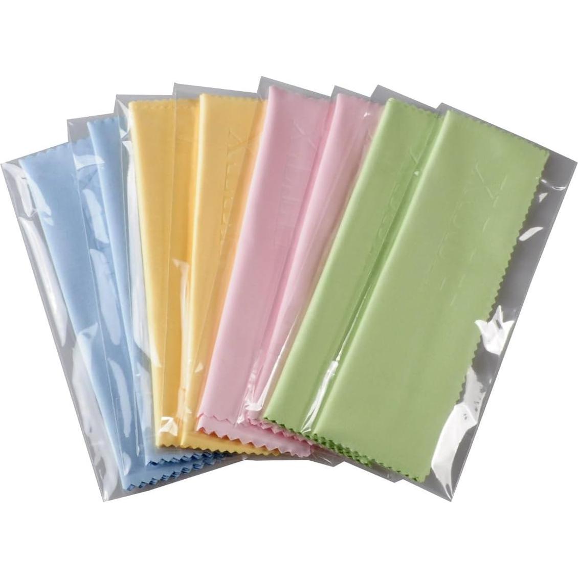 Paños de limpieza de microfibra HTTX 8-Pack 15.24x10.16 cm