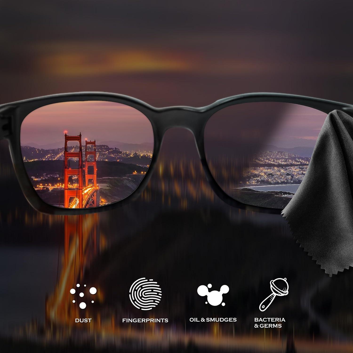 Paños de limpieza AAwipes 100 pcs 14x14 cm Negro Microfibra