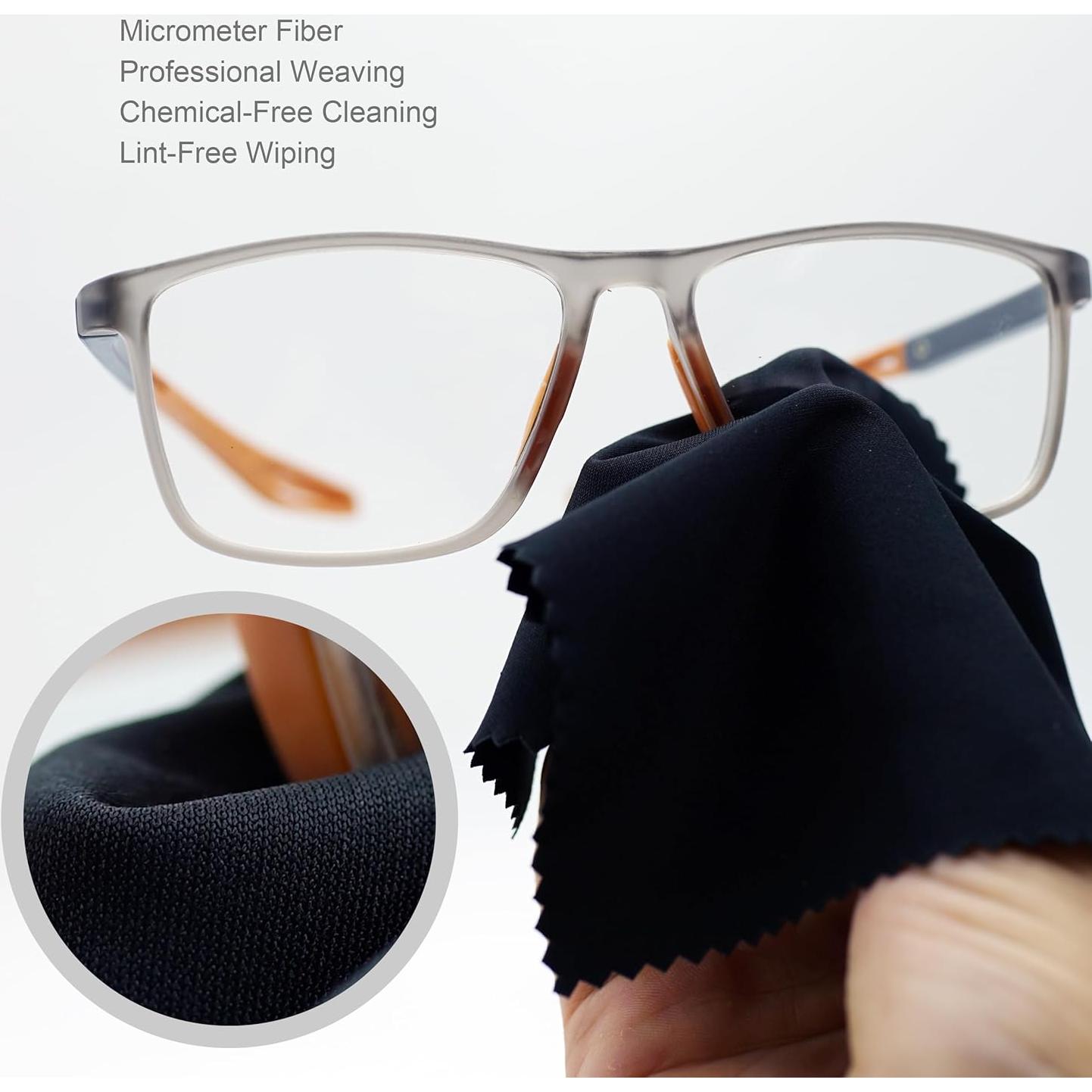 Paños de limpieza AAwipes 100 pcs 14x14 cm Negro Microfibra