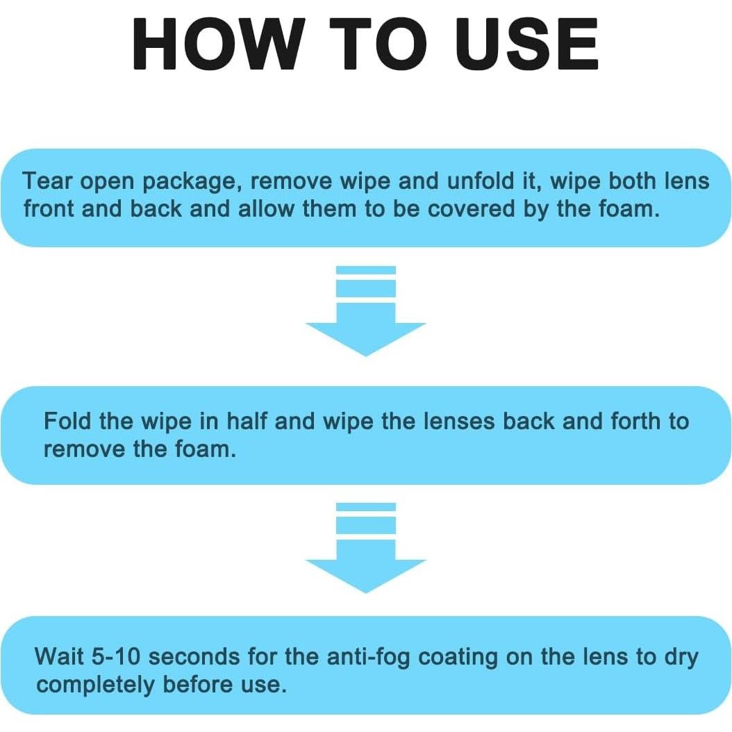 Toallitas Antivaho para Gafas Ageantscom - Paquete 100 Unidades