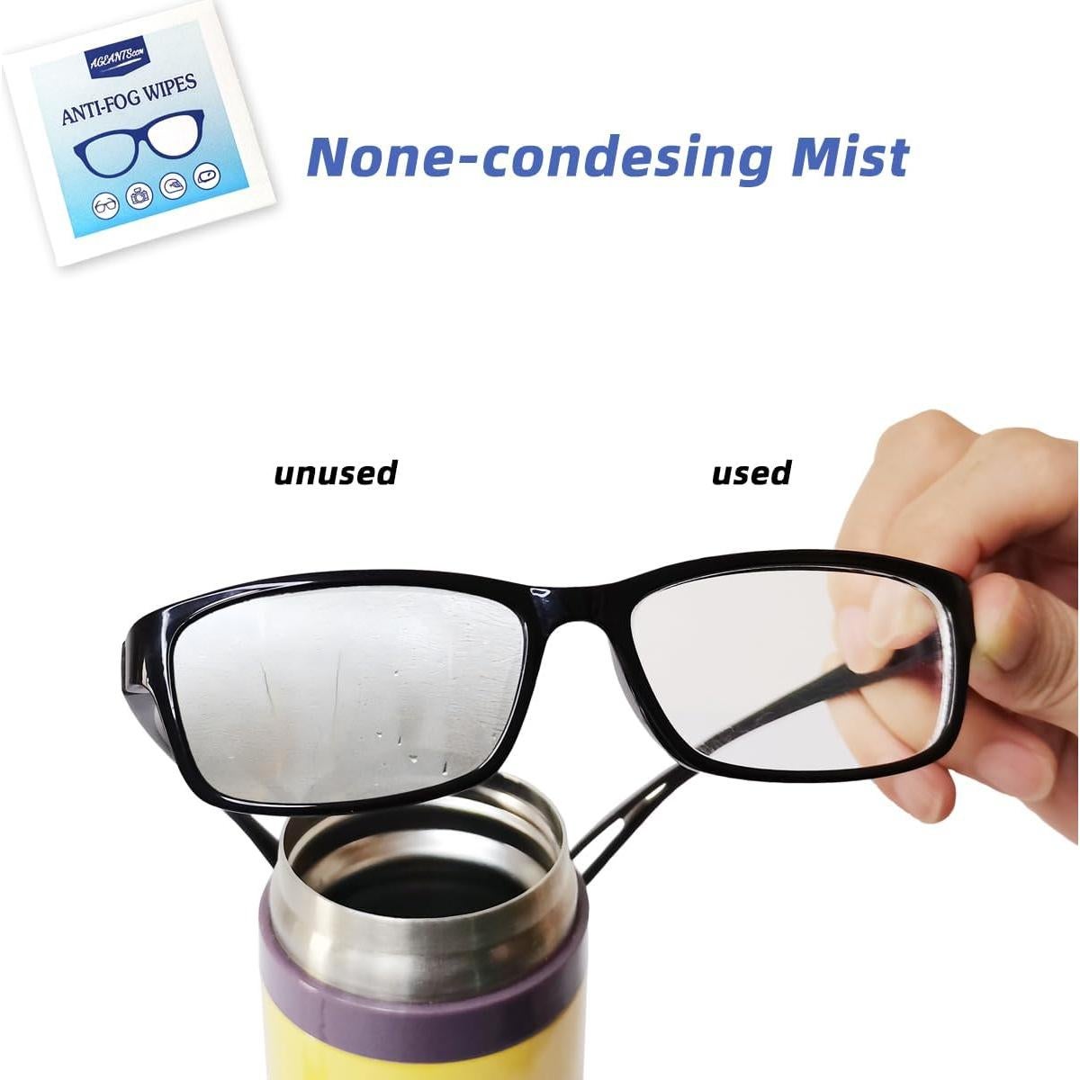 Toallitas Antivaho para Gafas Ageantscom - Paquete 100 Unidades