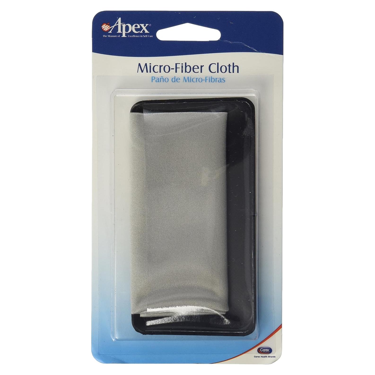 Paño de limpieza de microfibra Apex Healthcare 10x10 cm