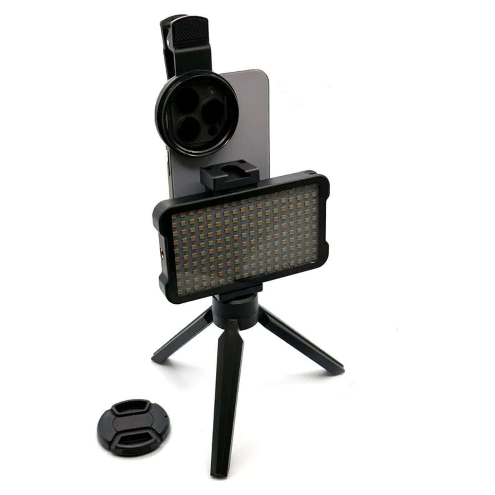 Luz de Selfie Dpofirs con Filtro Polarizador CPL 52mm