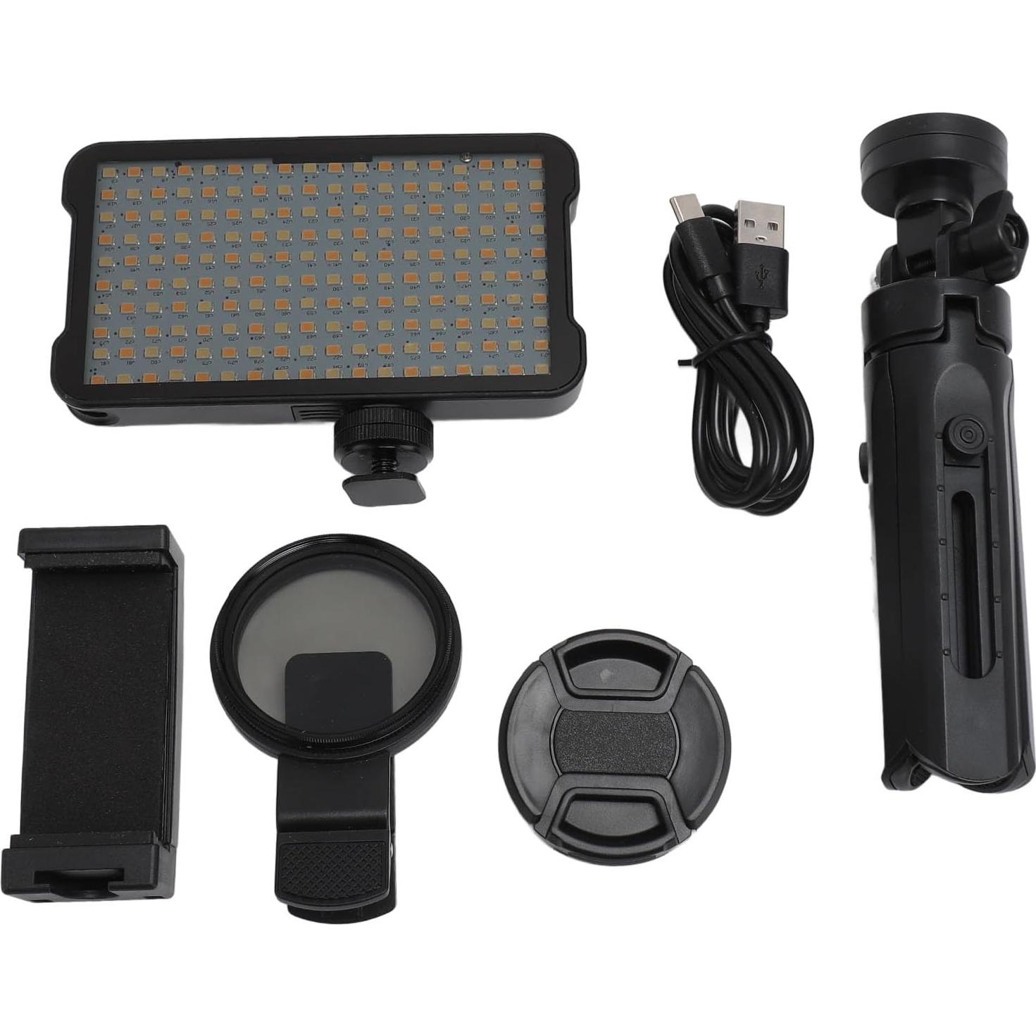 Luz de Selfie Dpofirs con Filtro Polarizador CPL 52mm