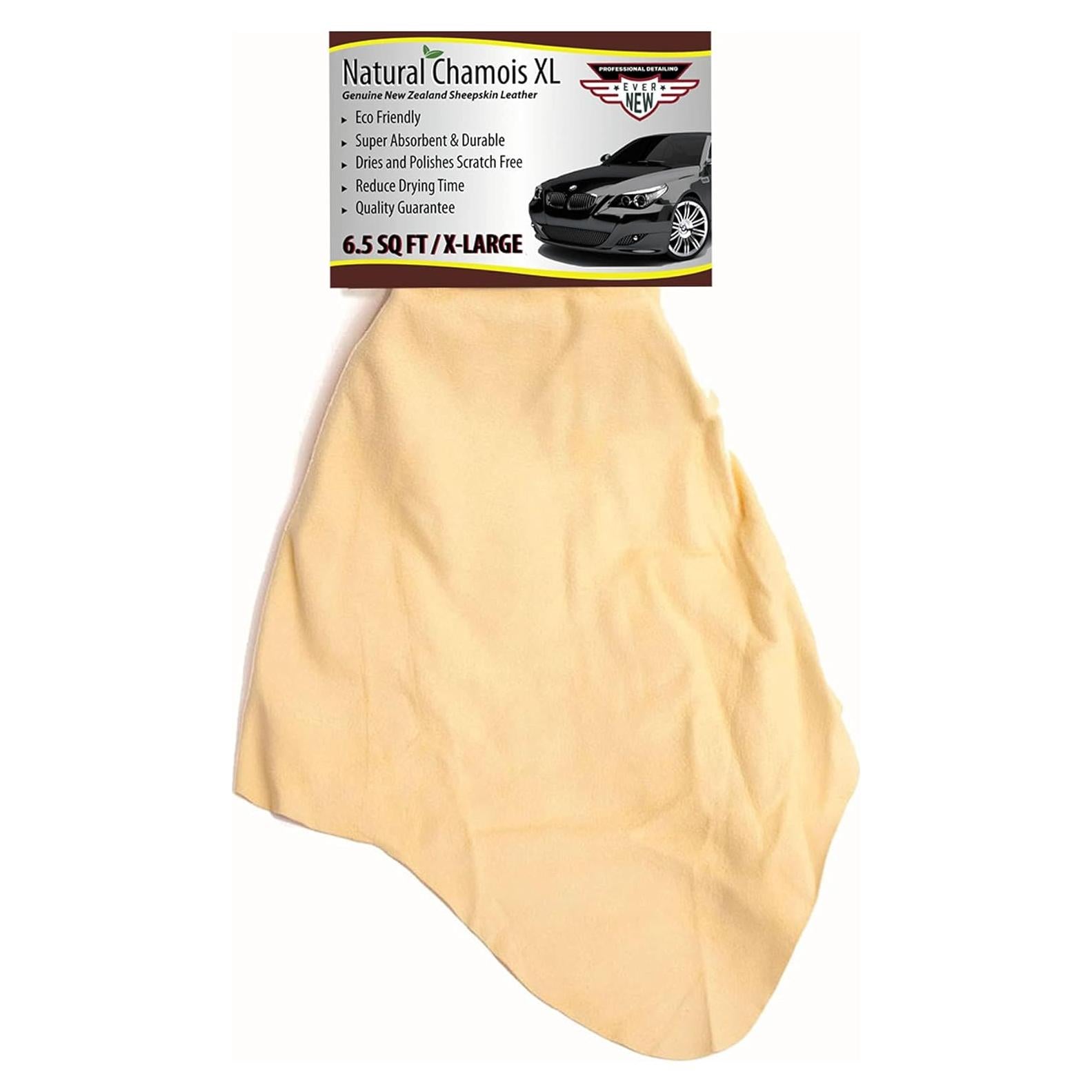 Chamois Natural XL EVER NEW 0.6 m² Piel de Oveja Nueva Zelanda