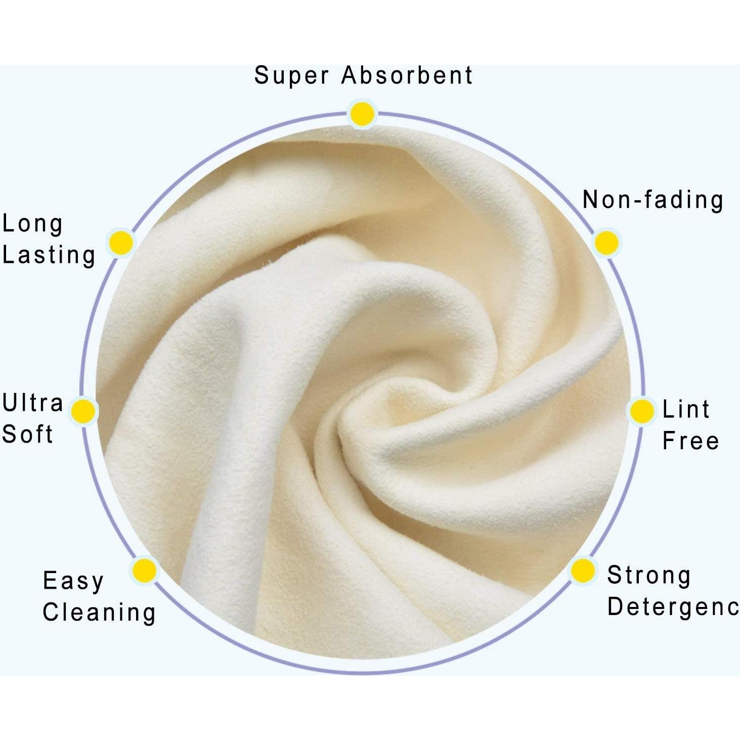 Toalla de Chamois Natural Autocare 2 Unidades 45x75cm y 60x90cm