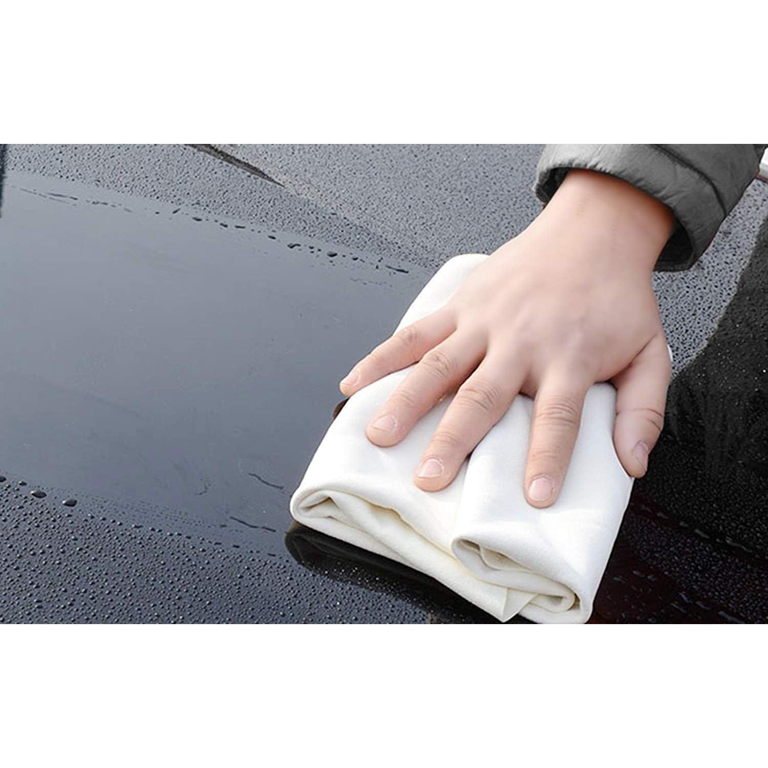 Toalla de Chamois Natural Autocare 2 Unidades 45x75cm y 60x90cm