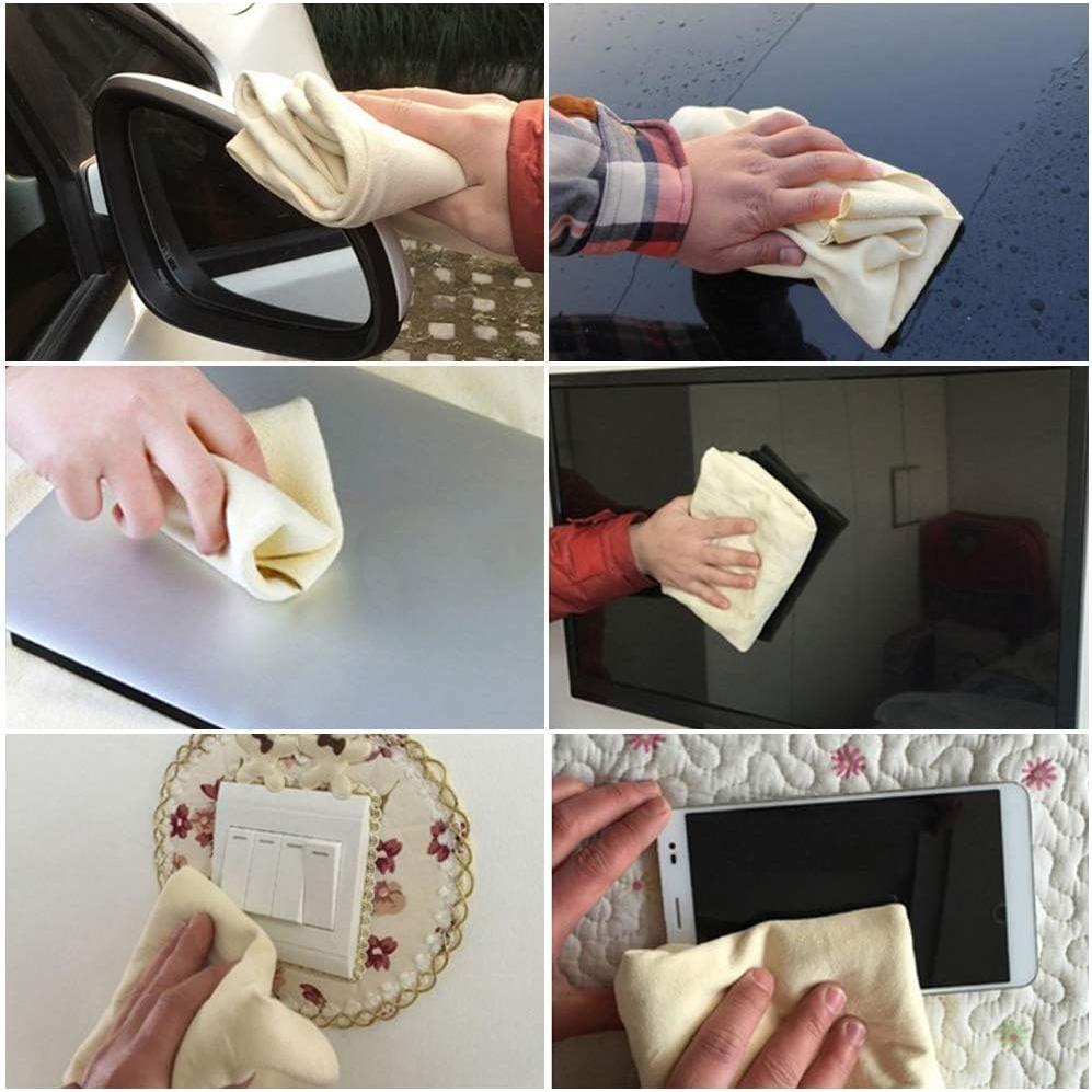 Toalla de Chamois Natural Autocare 2 Unidades 45x75cm y 60x90cm