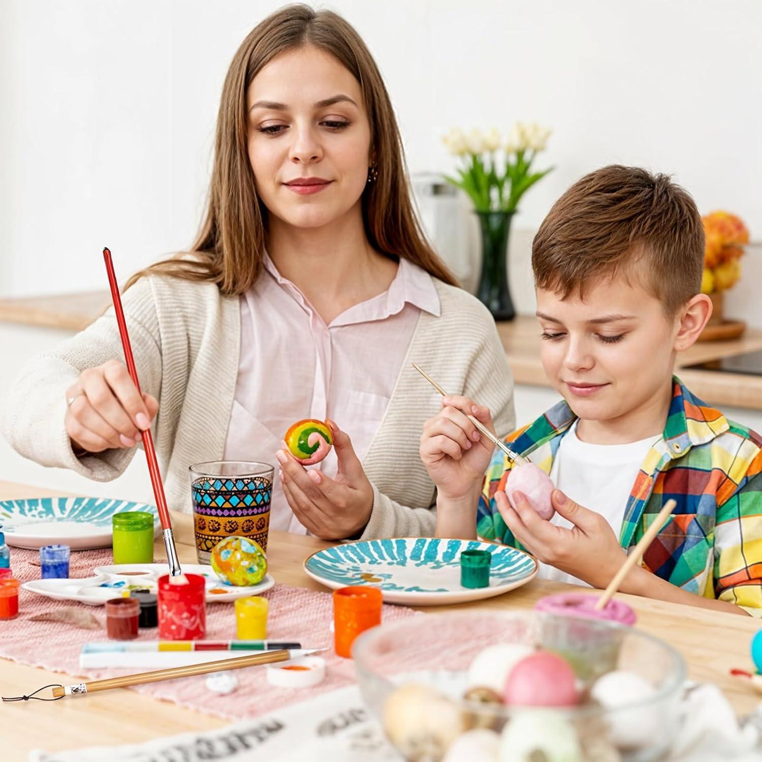 Juego de 20 Pinceles para Esmalte de Cerámica HOFURME