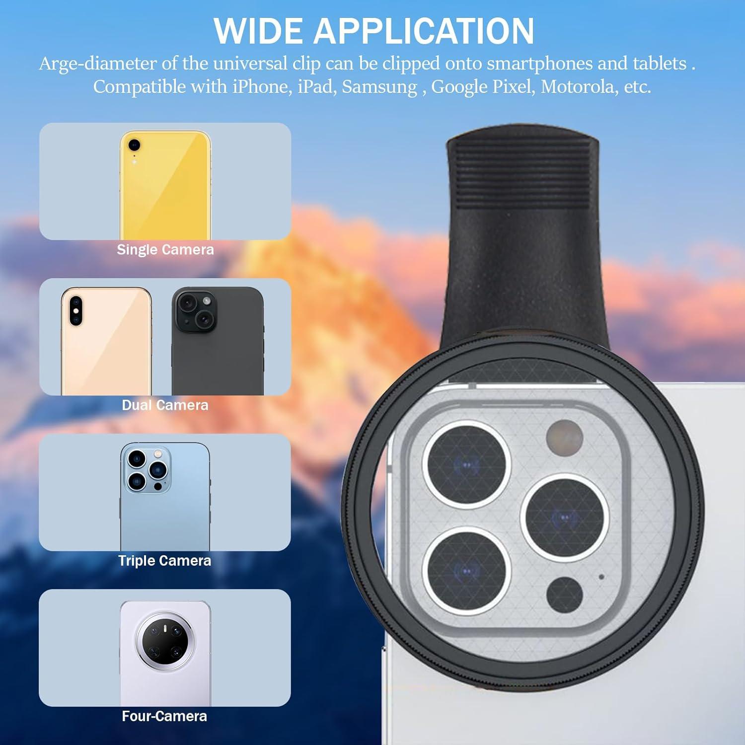 Filtro Polarizador Circular 52mm EYSOFT para Smartphone