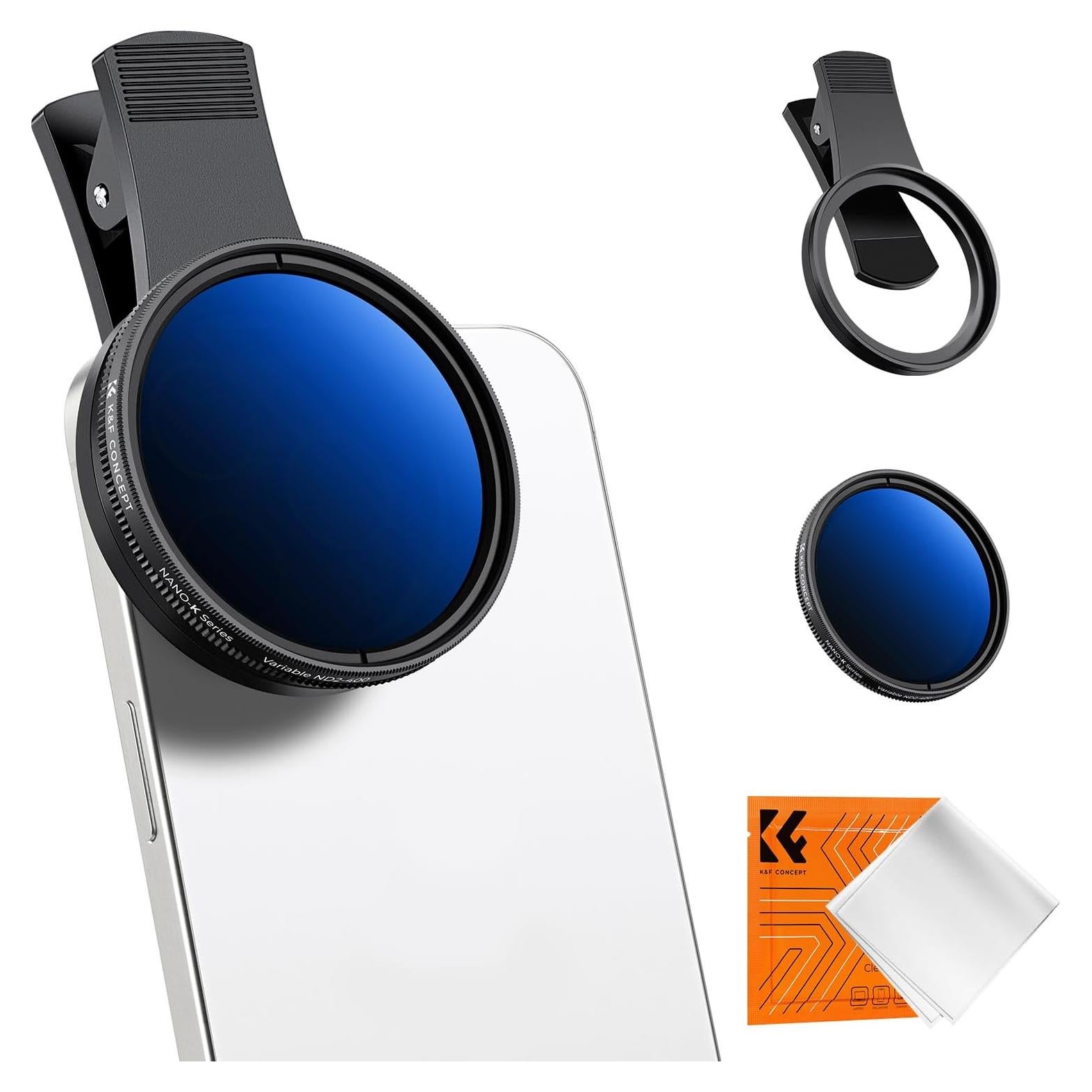 Filtro ND2-400 K&F Concept 52mm Clip-on para Teléfono