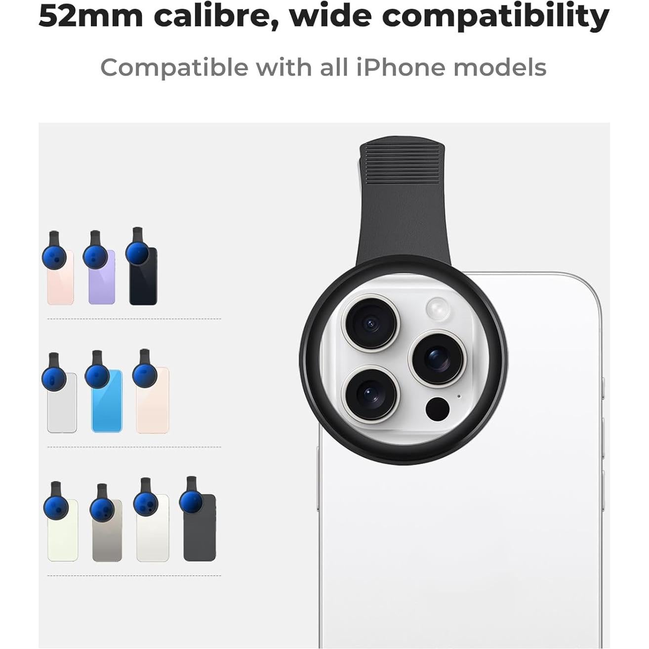 Filtro ND2-400 K&F Concept 52mm Clip-on para Teléfono