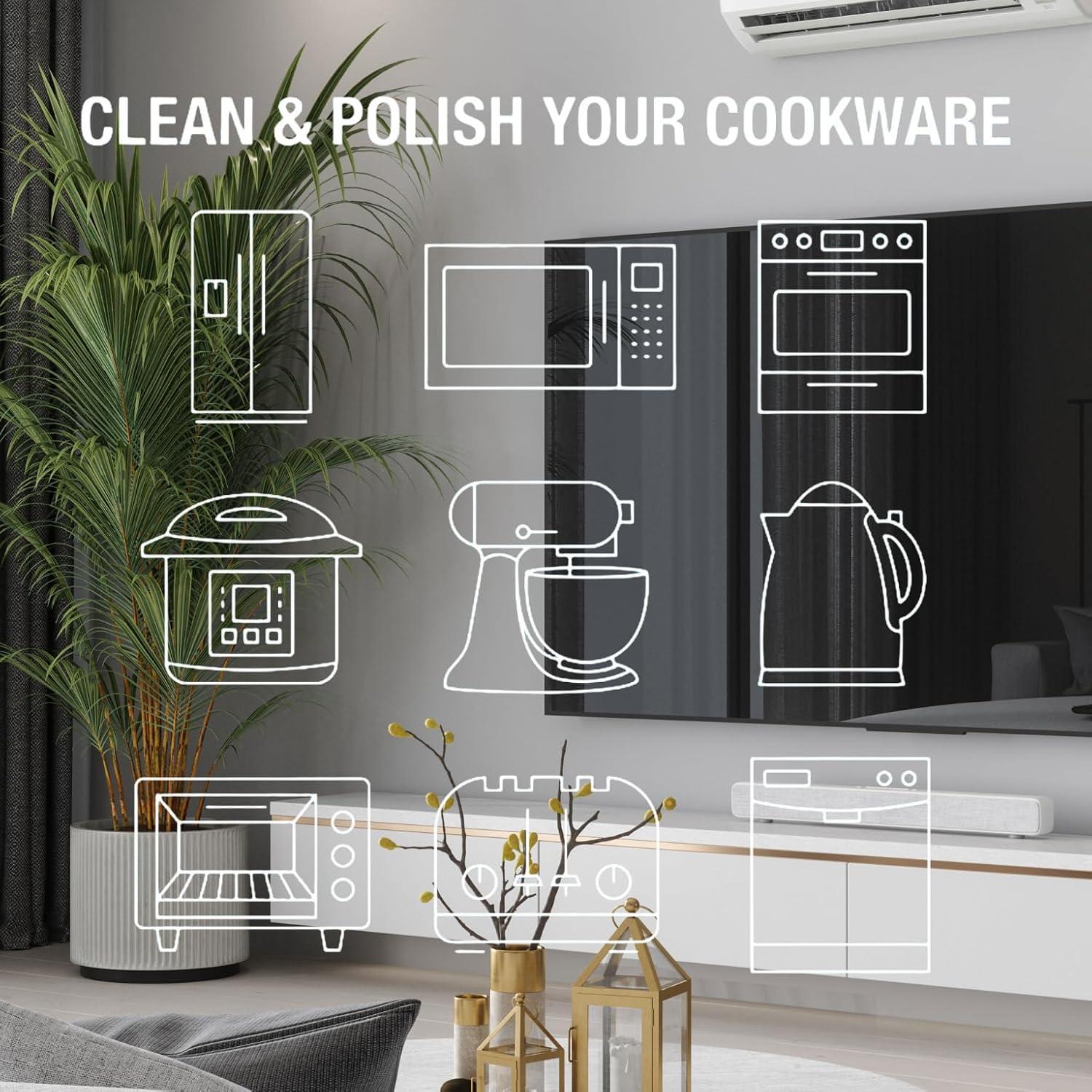 Toallitas de limpieza YERTAA para cocina y microondas - 80 unidades