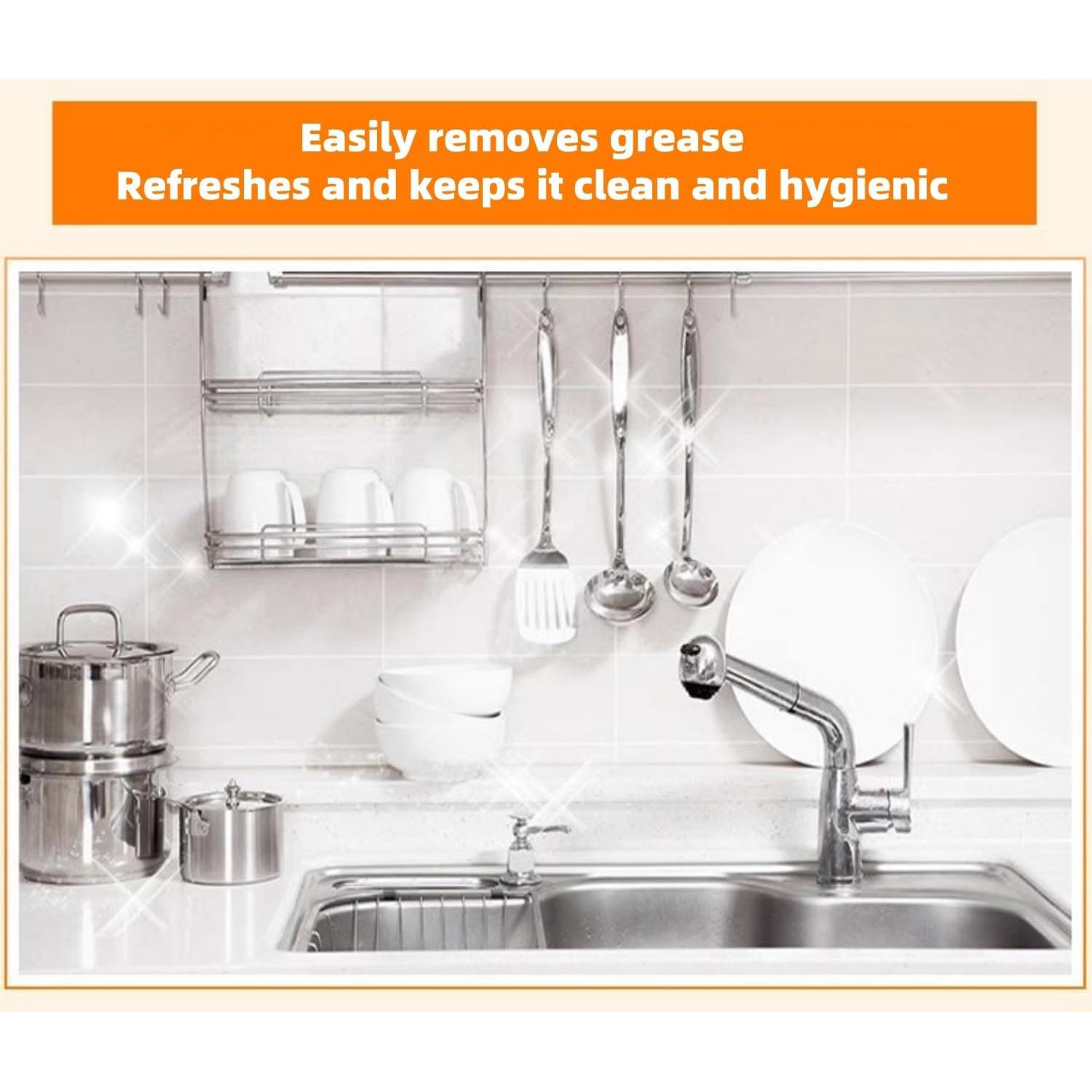 Toallitas de limpieza YERTAA para cocina y microondas - 80 unidades