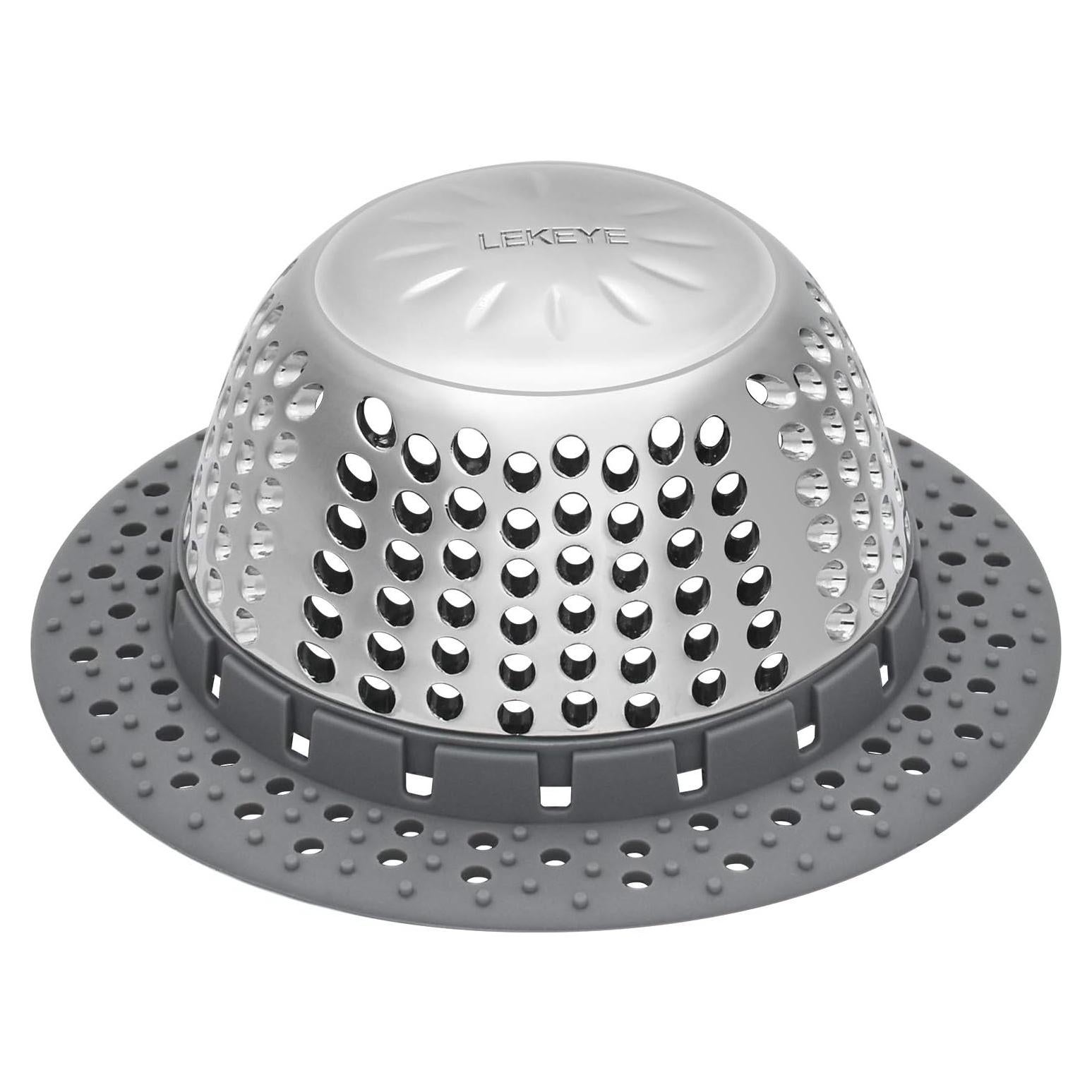 Protector de Drenaje LEKEYE 7070 Acero Inoxidable Gris