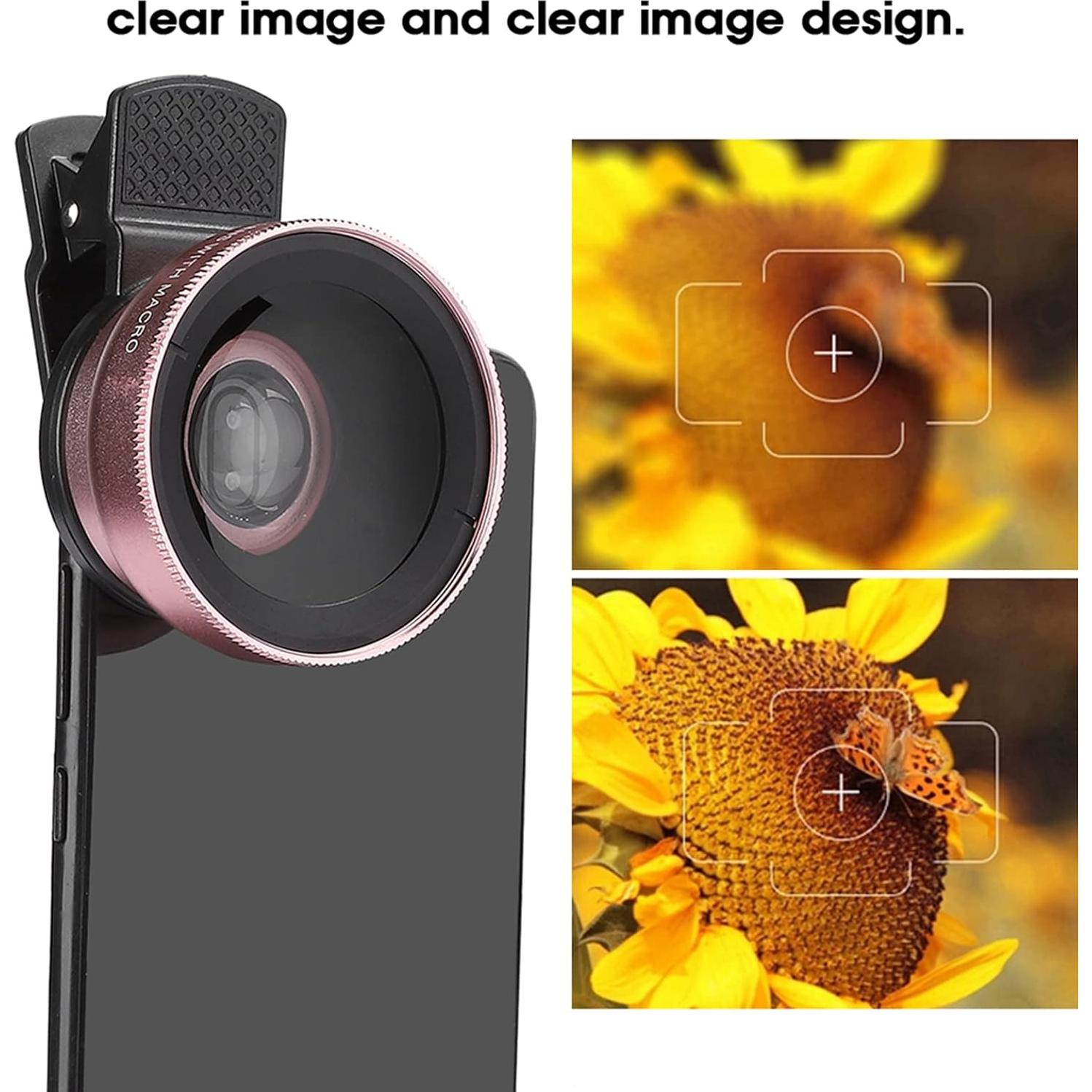 Lente de Cámara Profesional CUIFATI 12.5X Macro y 0.45X Gran Angular