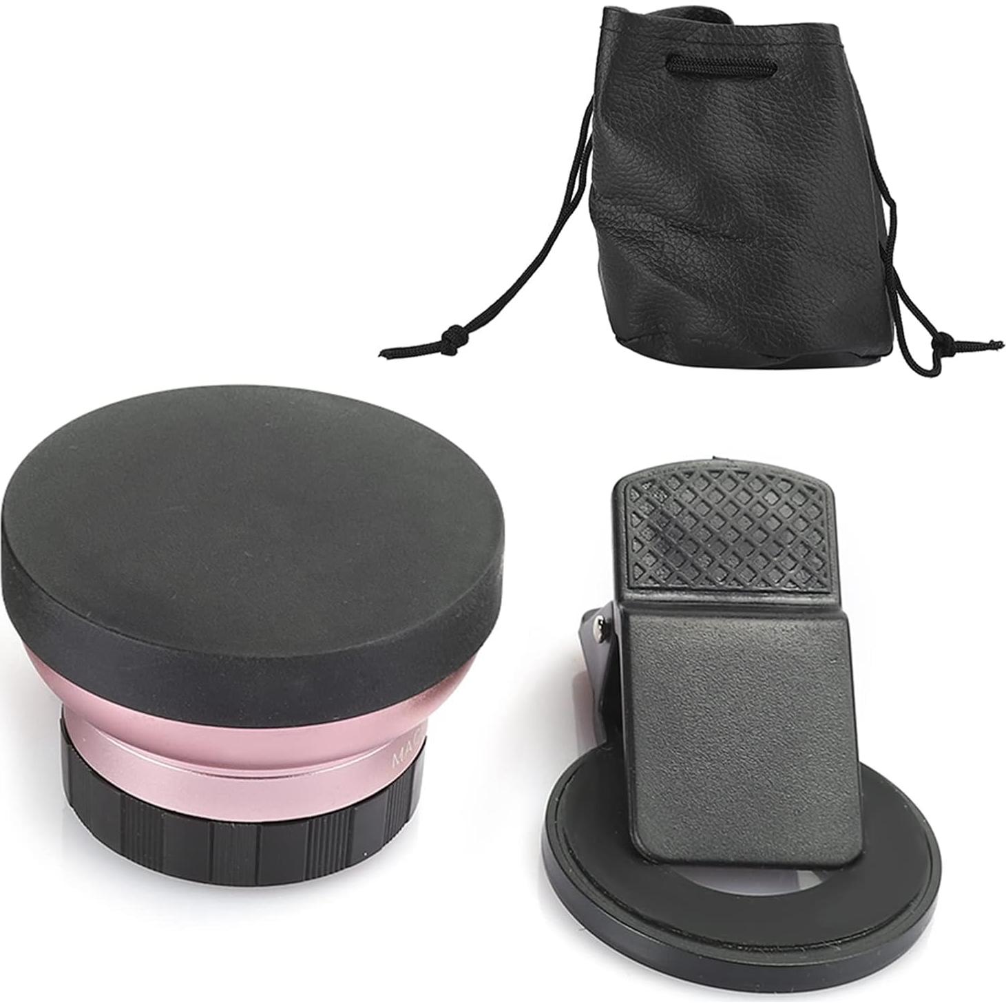 Lente de Cámara Profesional CUIFATI 12.5X Macro y 0.45X Gran Angular