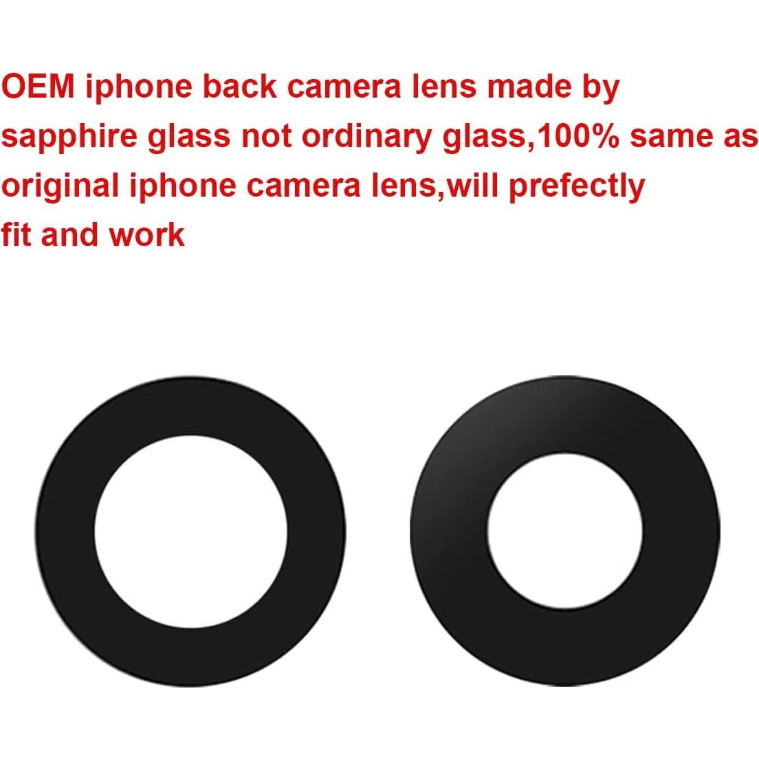 Reemplazo Lente Cristal Cámara Trasera OEM iPhone 13 Mini