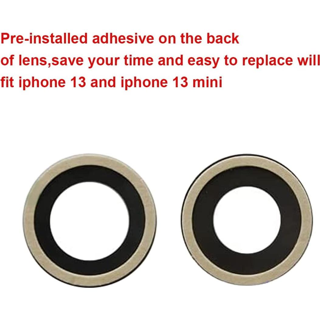 Reemplazo Lente Cristal Cámara Trasera OEM iPhone 13 Mini