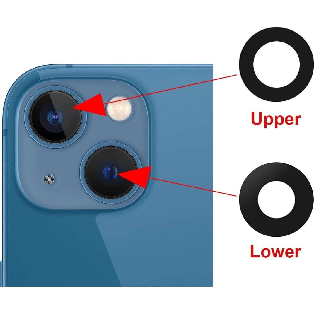 Reemplazo Lente Cristal Cámara Trasera OEM iPhone 13 Mini