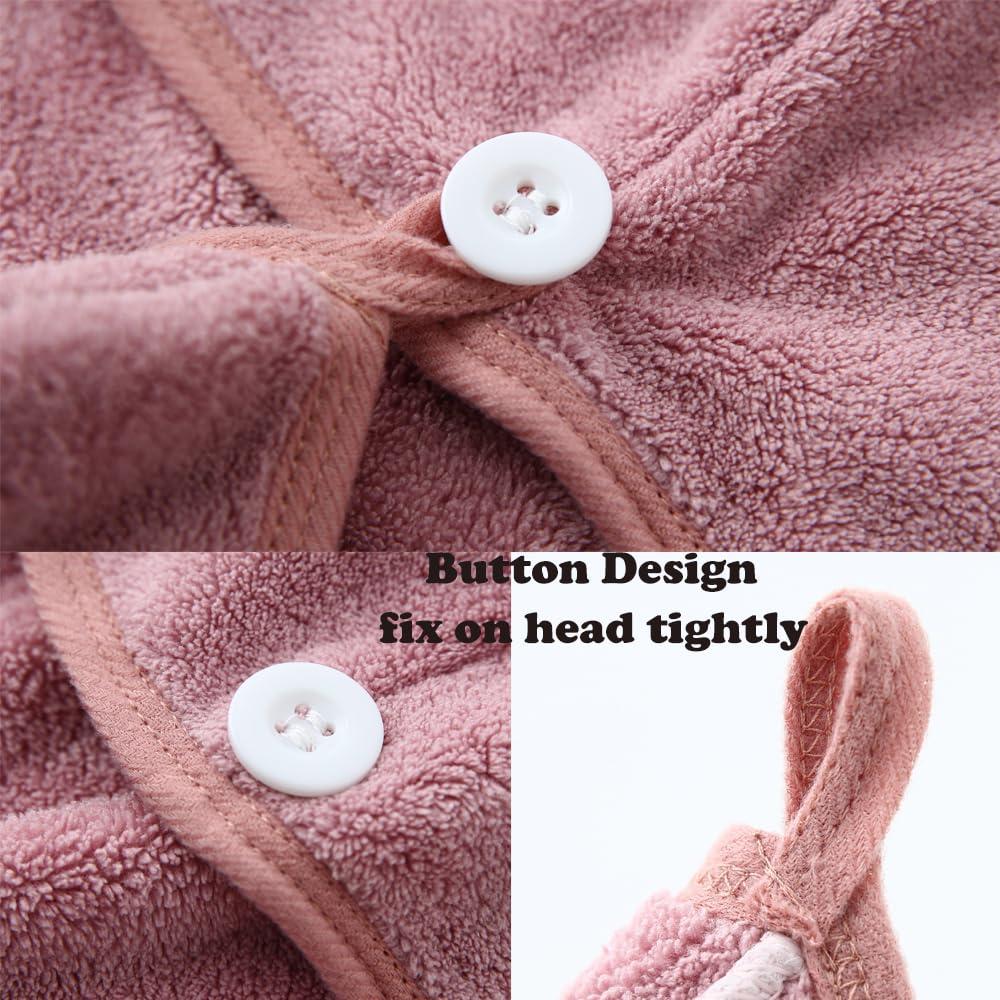 Paquete de 2 Toallas de Microfibra Mbestl para Secar Cabello