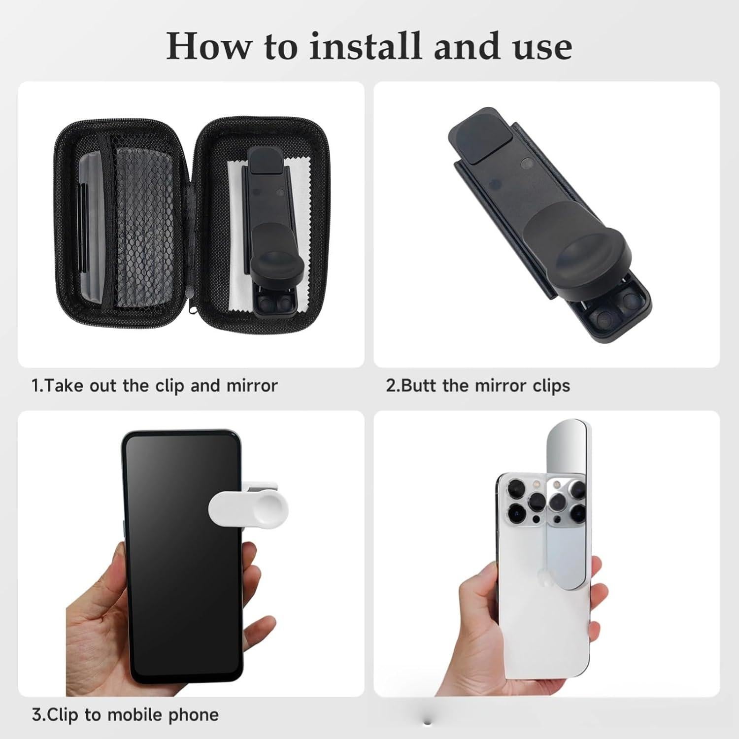 Kit de Espejo de Reflexión para Smartphone Yoidesu - HD